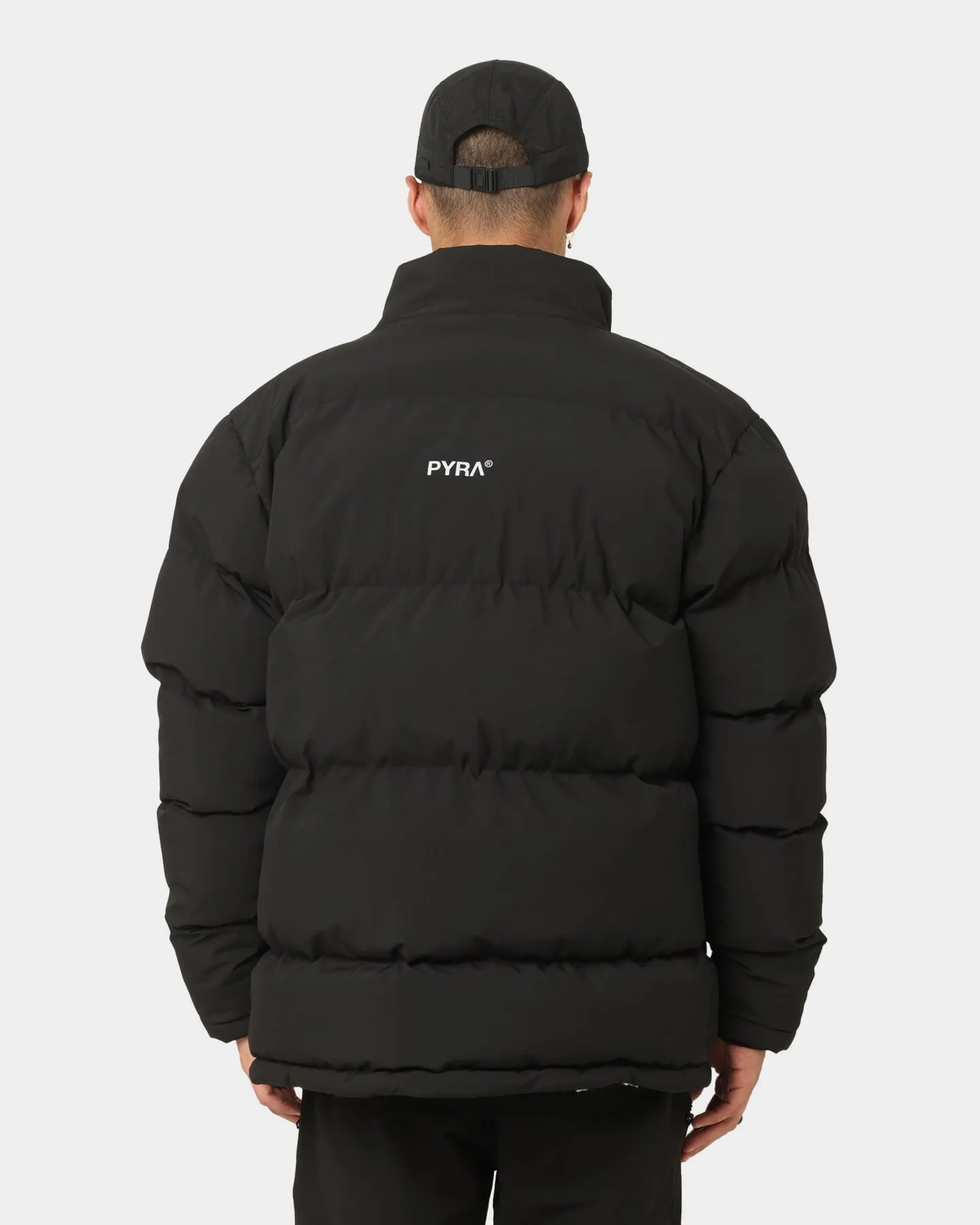 PYRA Sherpa Puffa Jacket Black/White Shelf Bestseller