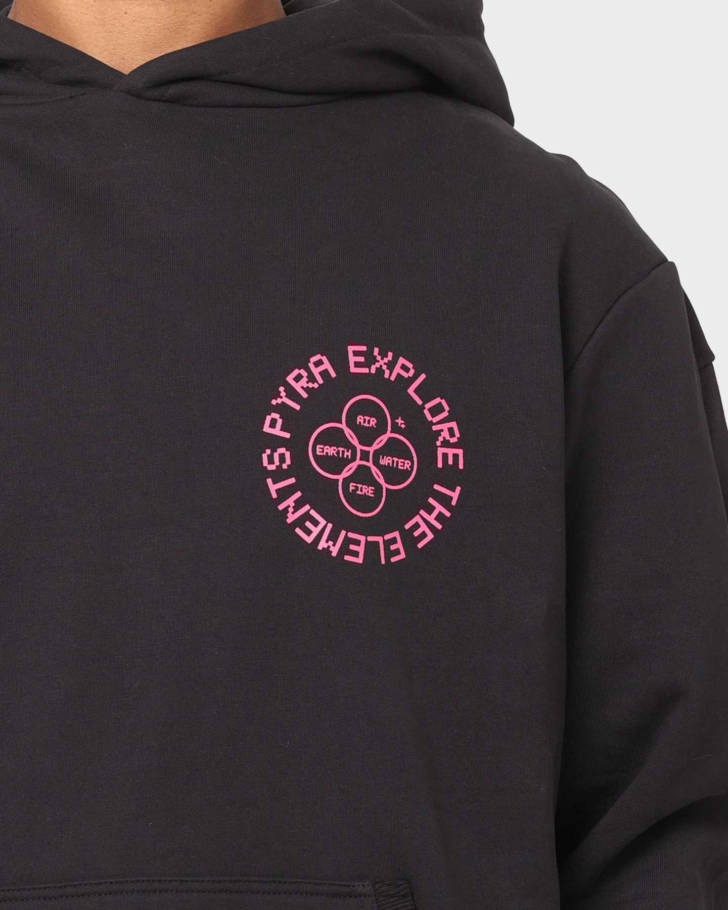 Skiing PYRA 4 Elements Hoodie Black/Multi-Coloured