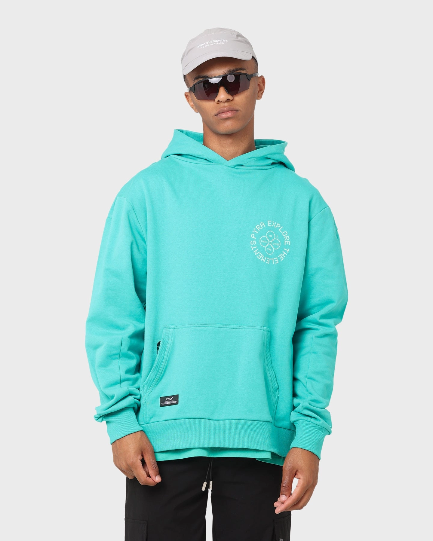 AbrasionResistant Edging PYRA 4 Elements Hoodie Sea Spray