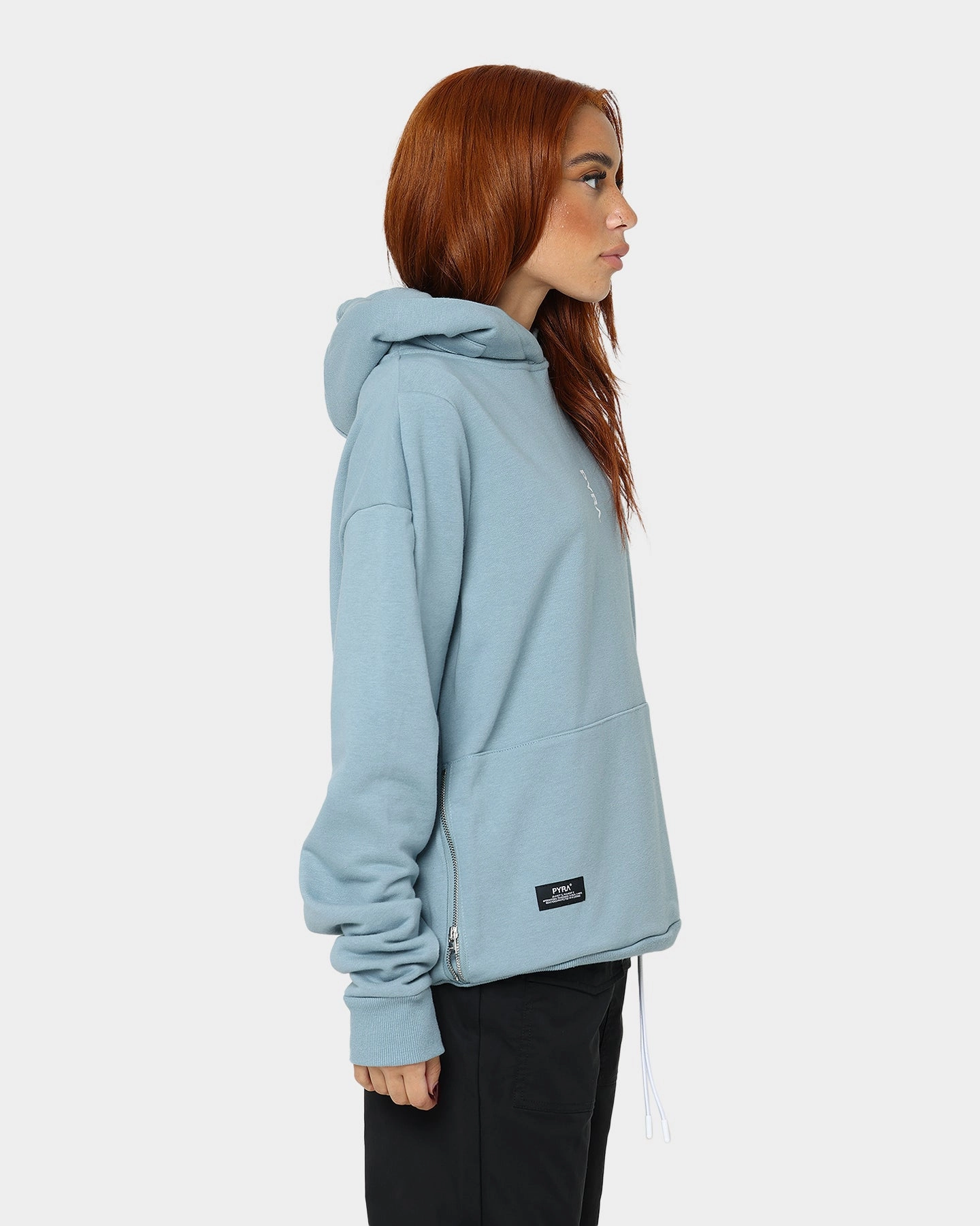 PYRA Blaze Hoodie Grey Mist Bond Patch