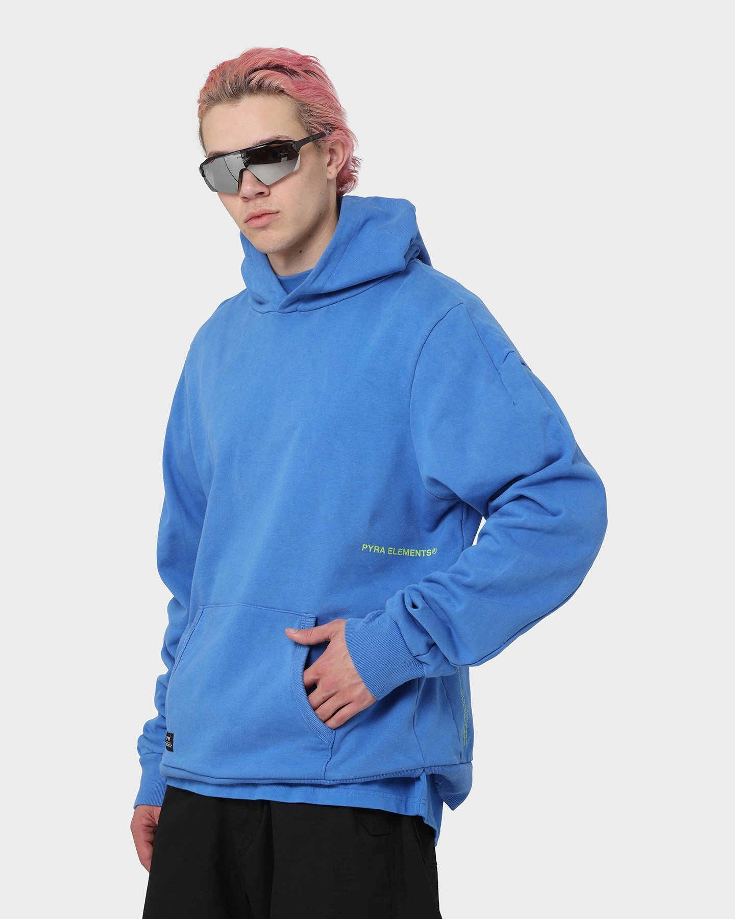 Hyperguard Water Resistance PYRA Design Logo Hoodie Laguna Blue