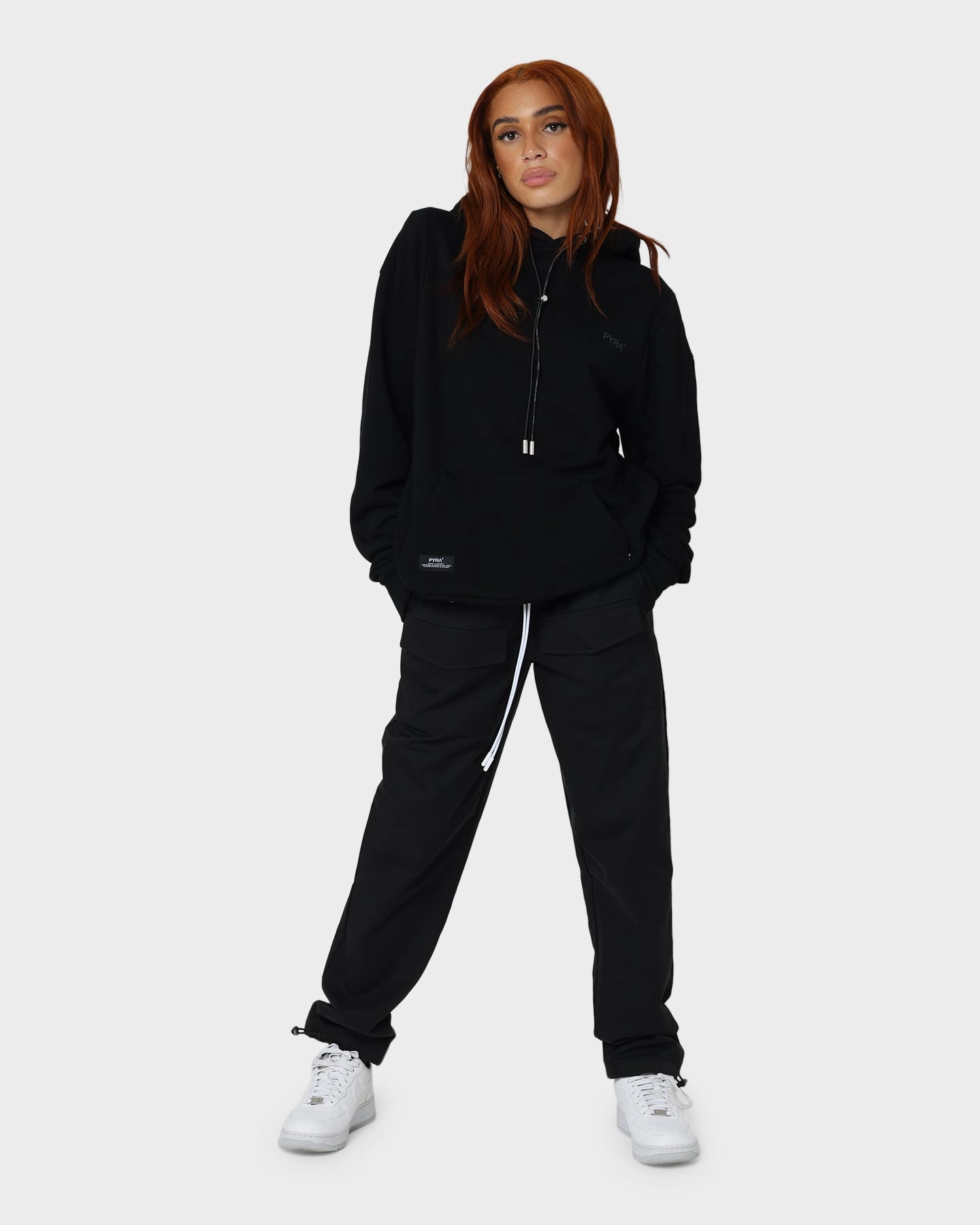 High Neck Protection Adventure-Ready Wear PYRA Flame Hood Black/Black