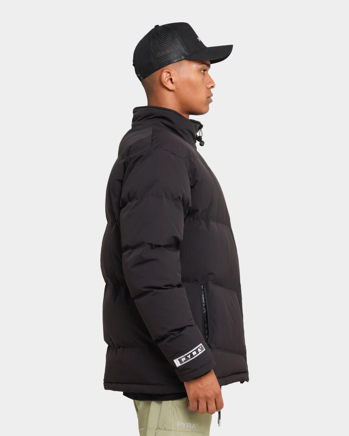 Seasonal Wear PYRA Padded Puffa Jacket Black