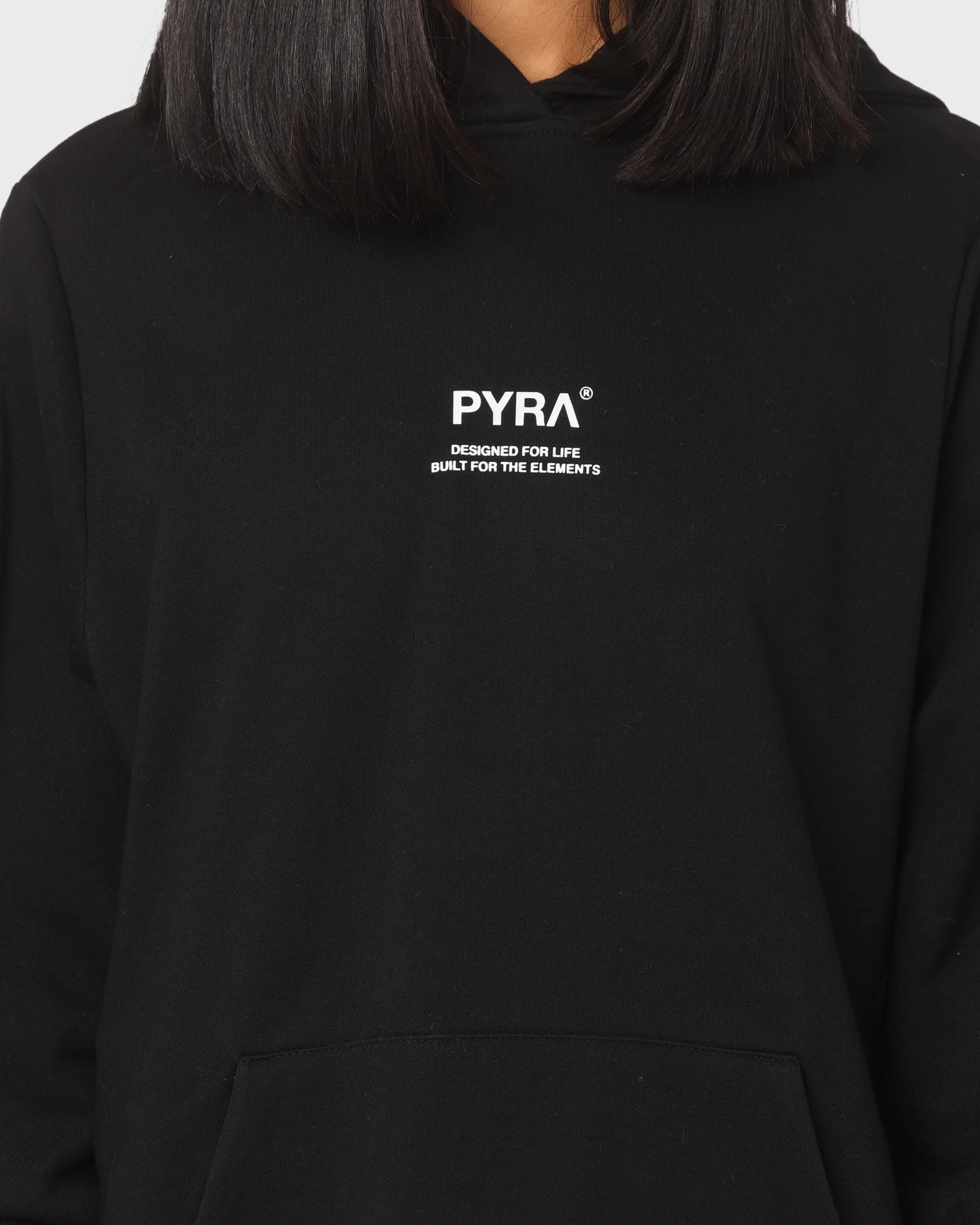 PYRA Repetition Hoodie Black Reflective Safety Details Casual Edge