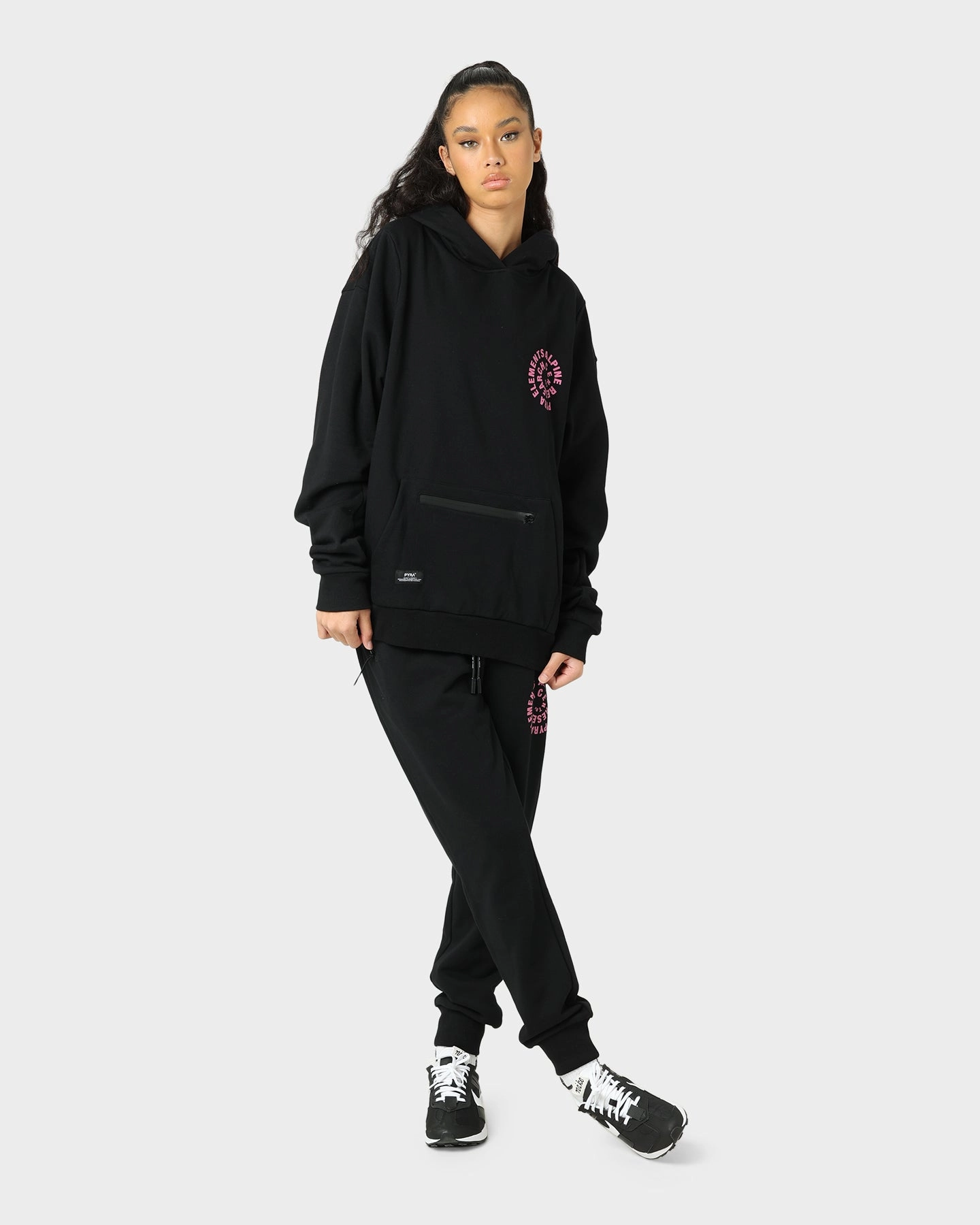 FoldableDesign Pyra Spin Out Hoodie Black/Purple