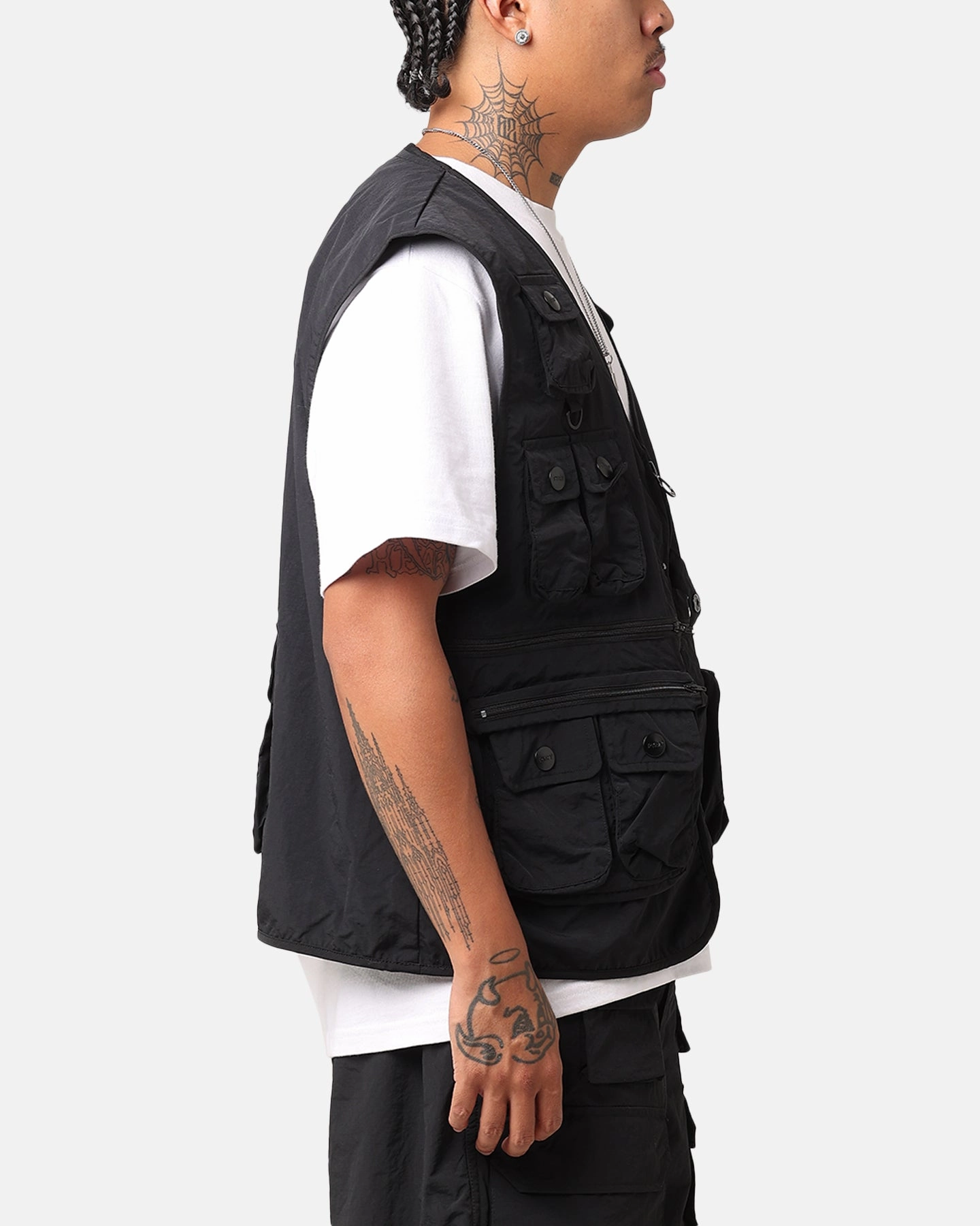 Pyra Tactical Vest Black Multipanel Construction Budget