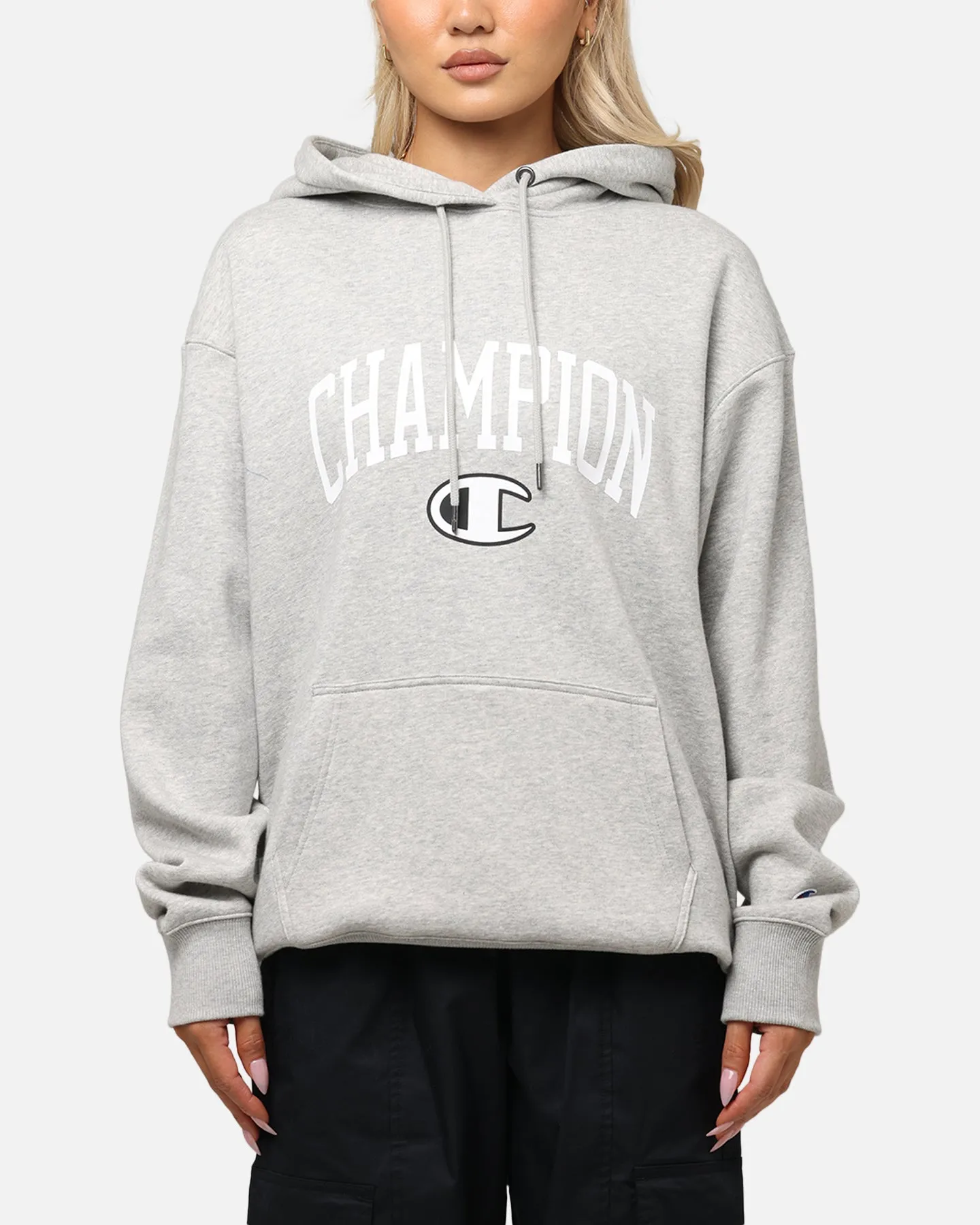 Champion Rochester Graphic Hoodie Grey Water resistant coating