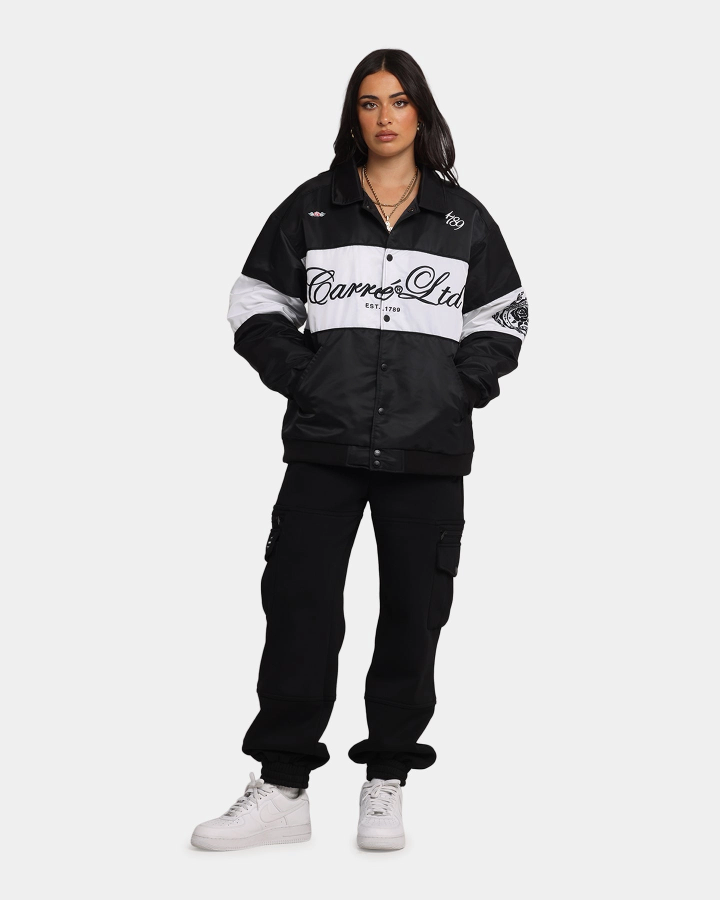 Carre Established Jacket Black/White Idolize