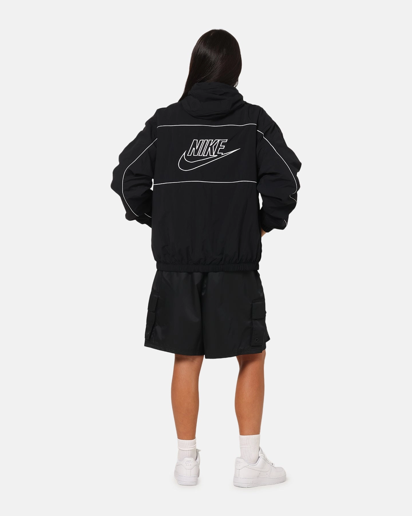 Project Nike Club Athlete Hooded Jacket Black/White/White