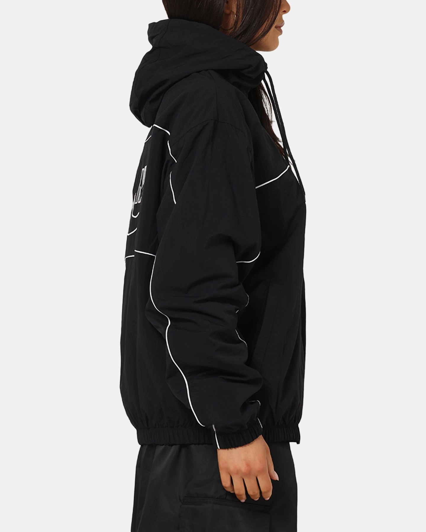 Swim Trend Nike Club Athlete Hooded Jacket Black/White/White