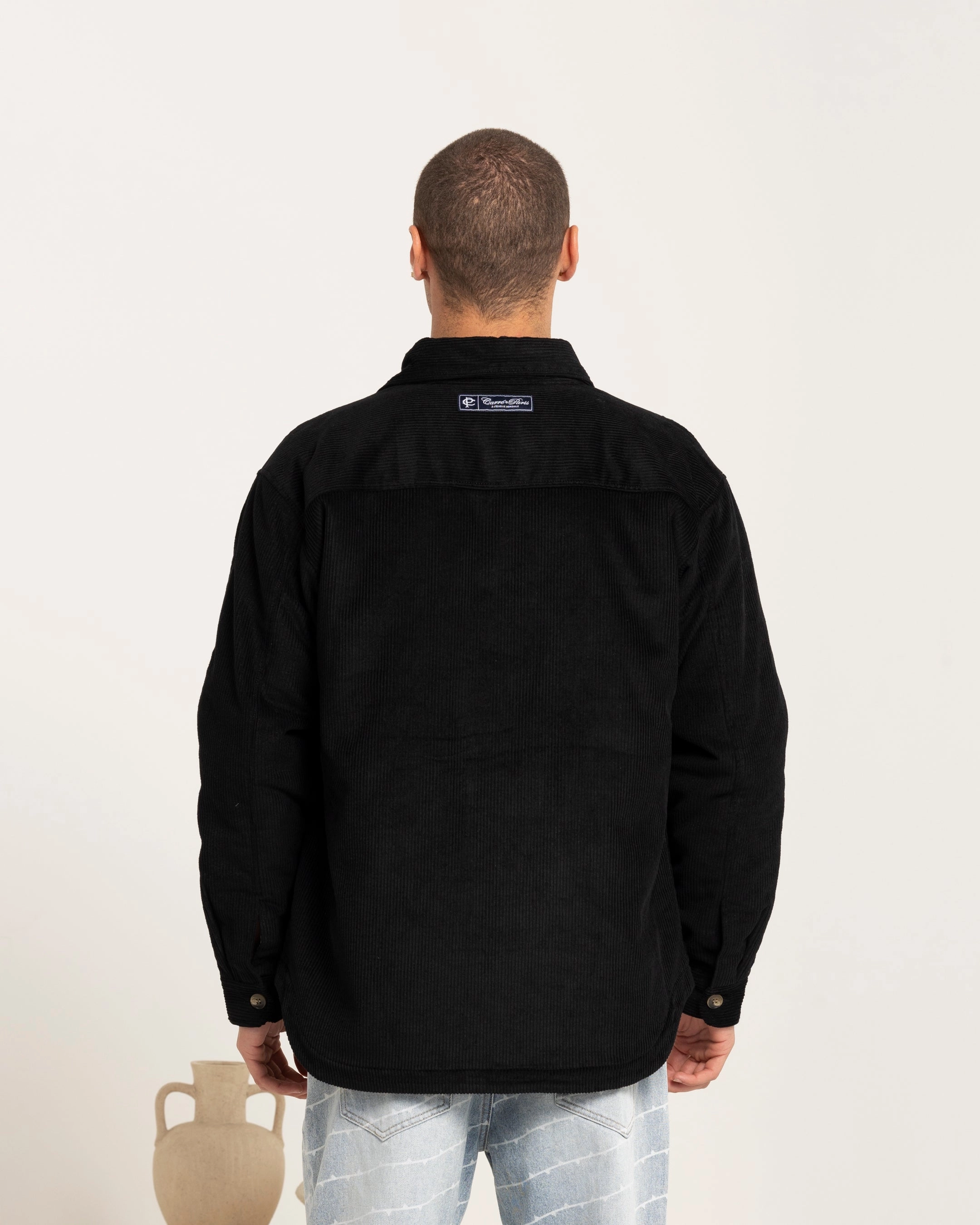 Thermoregulating Insulation Carre Corduroy Trade Jacket Black