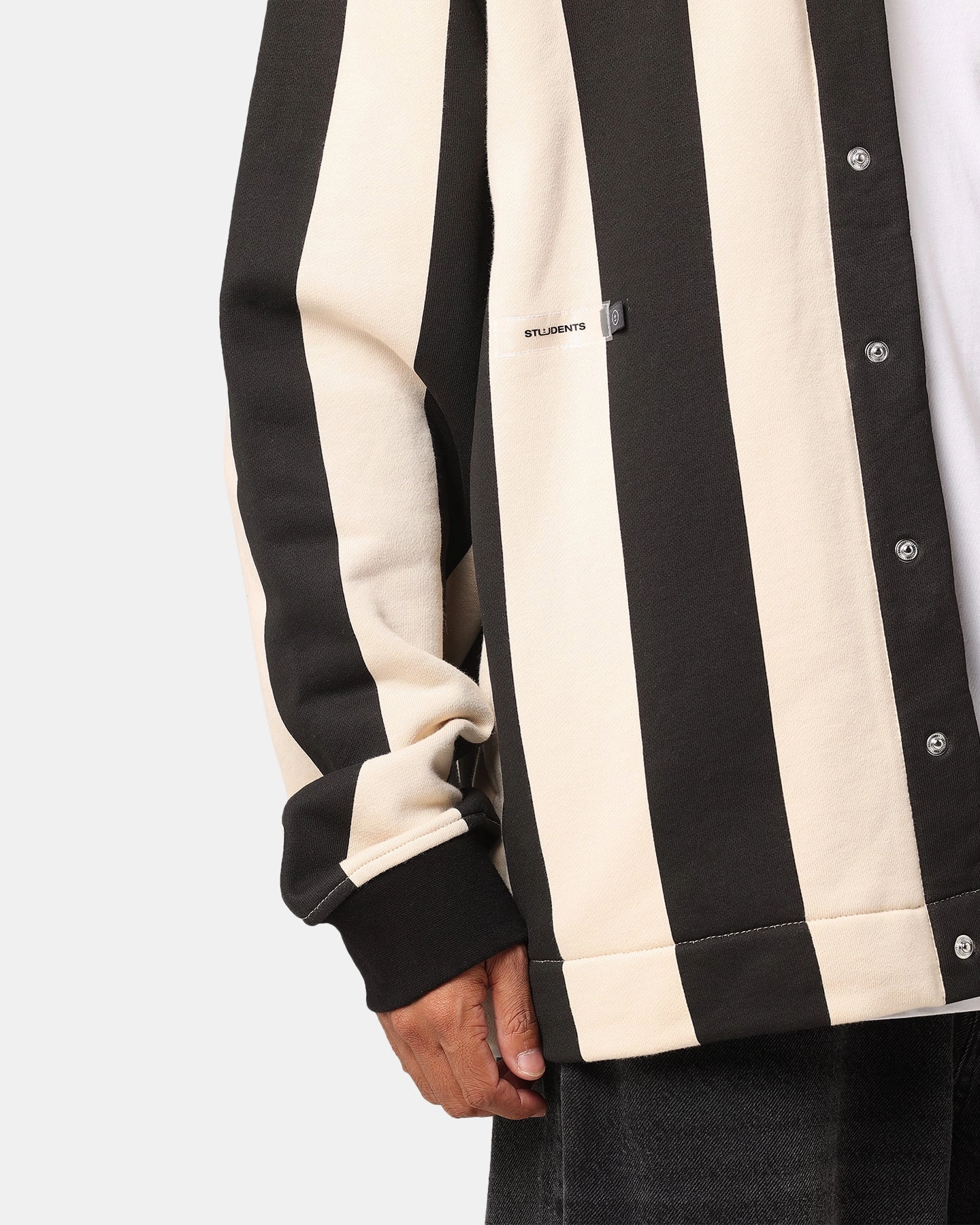 Students Golf Remington Stripes Jacket Black Skiing