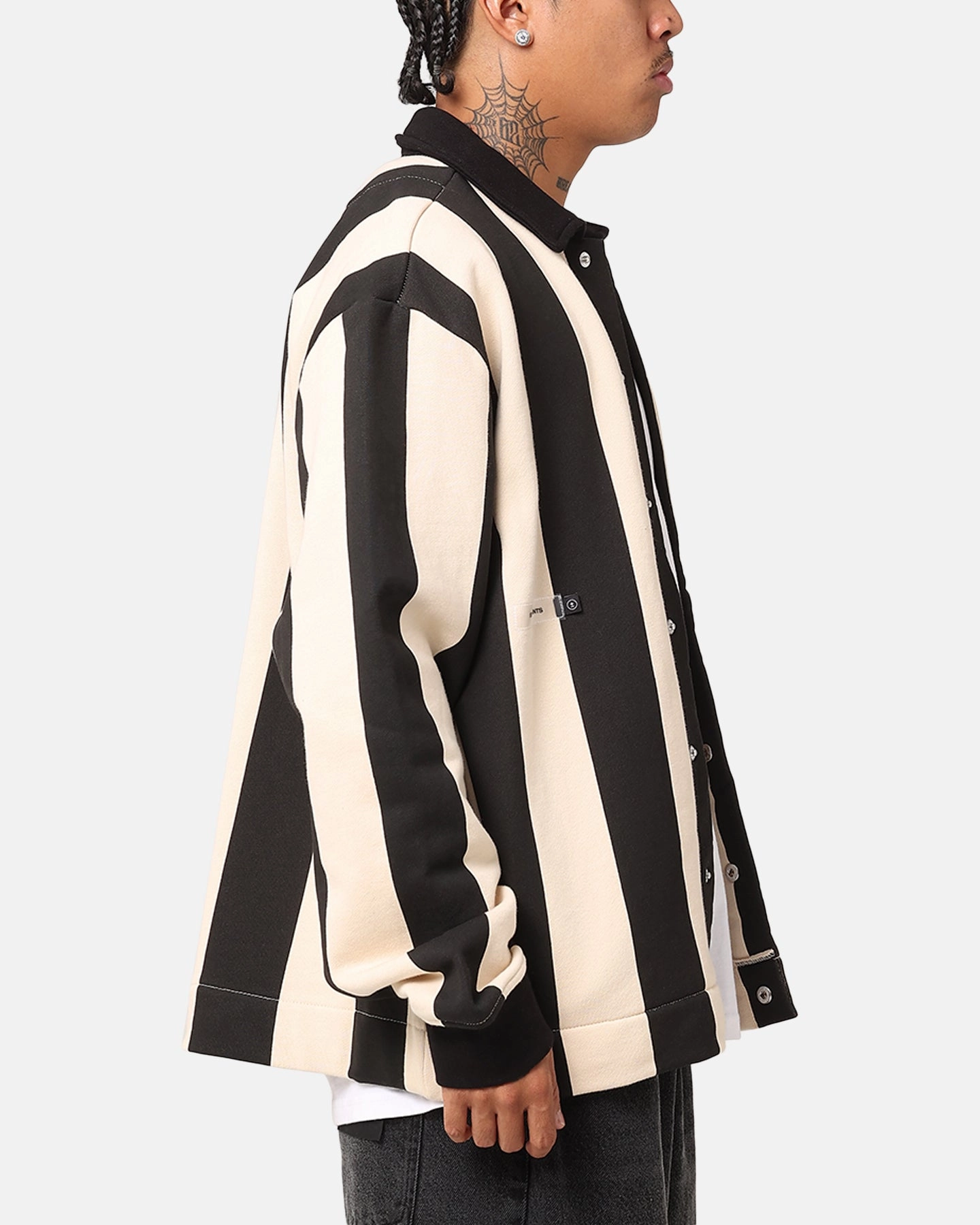 Students Golf Remington Stripes Jacket Black Classic Style