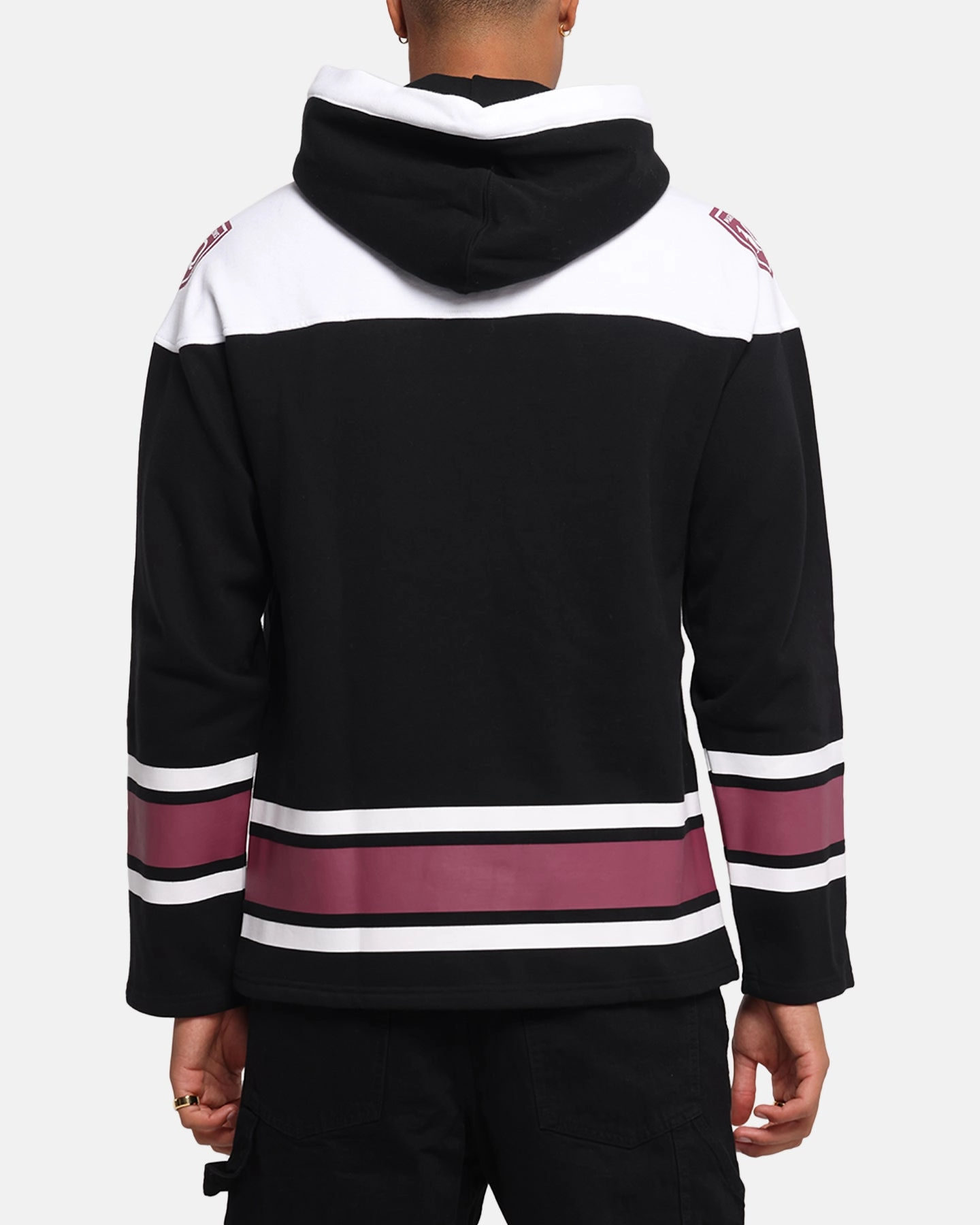 Prairie dog like Queensland Rugby League Queensland Maroons Panel Hoodie Black