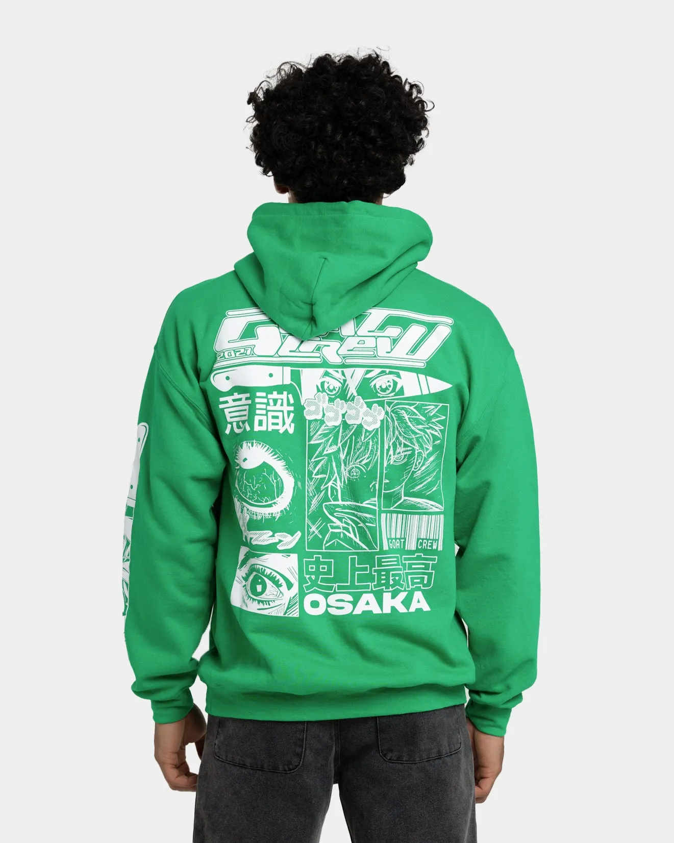 suitable for individual sports Grant Goat Crew Osaka Hoodie Green