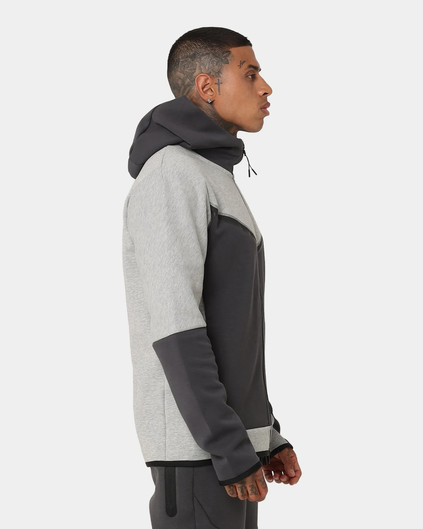 Nike Sportswear Tech Fleece Full Zip Hoodie Dark Grey Heather music concert Imagine