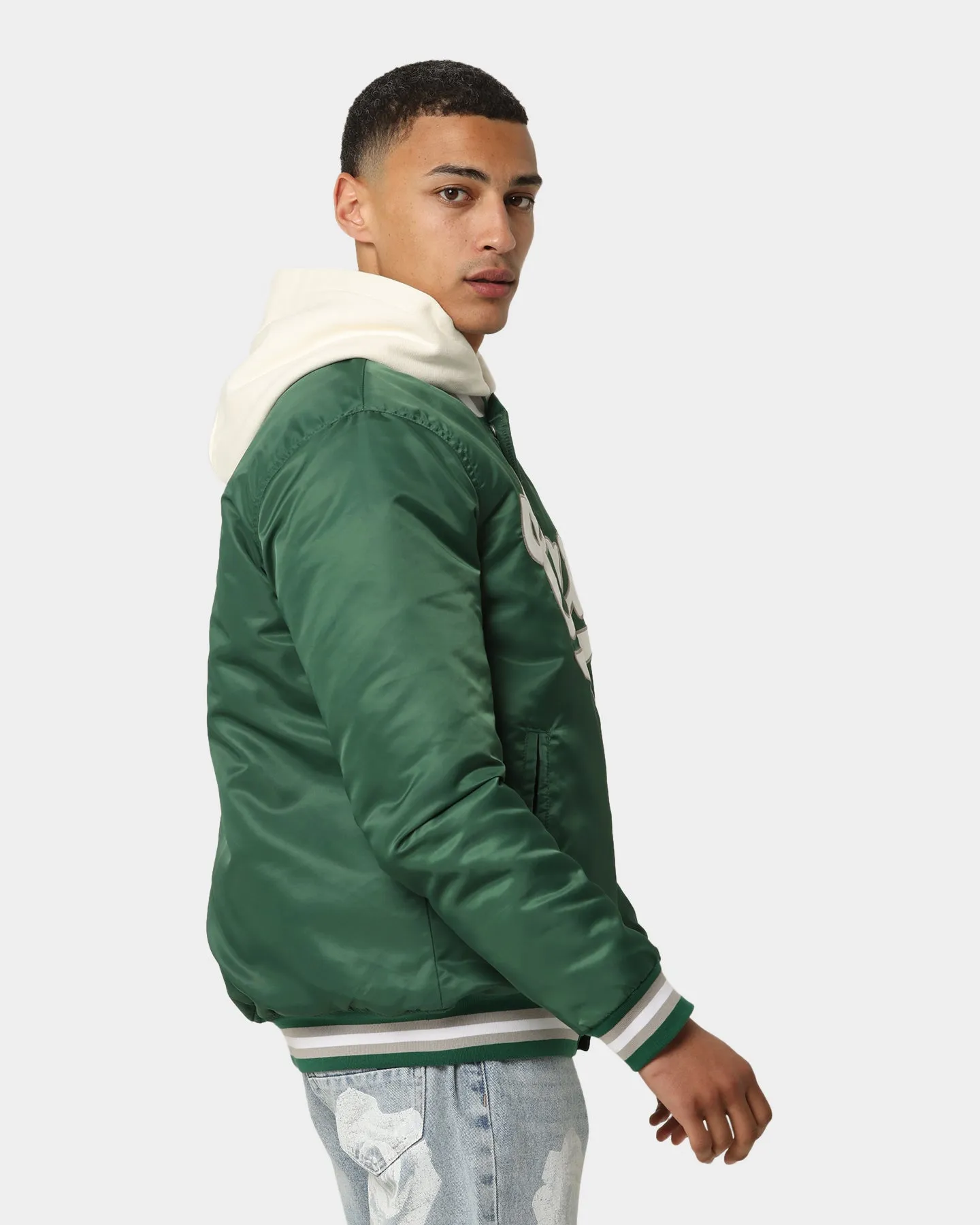 Casual Outdoor Wear Carr?? PDB Varsity Jacket Green