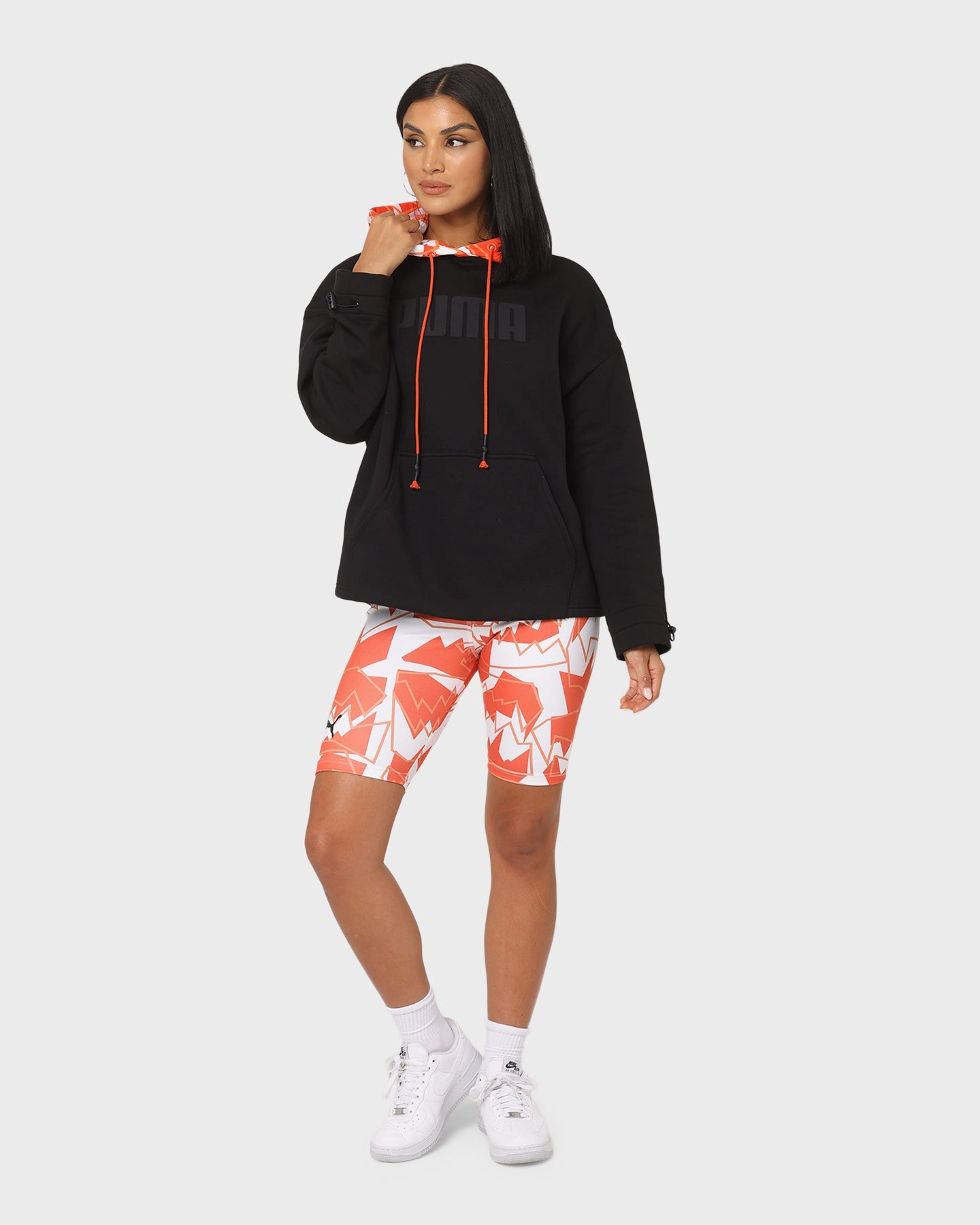 Threat Windproof Barrier Puma Women's Bucket Hoodie Puma Black