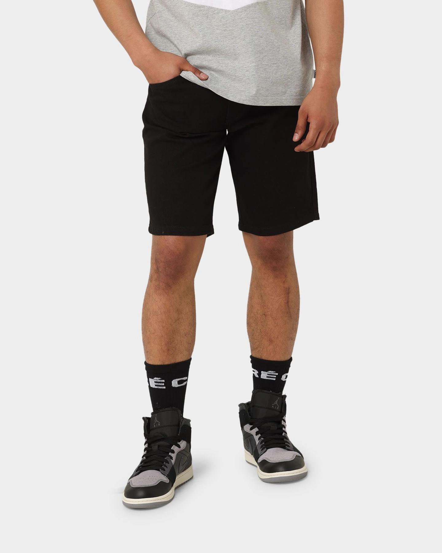 Evening Wear Tactical Storage Solutions Carre Relache Denim Shorts Black