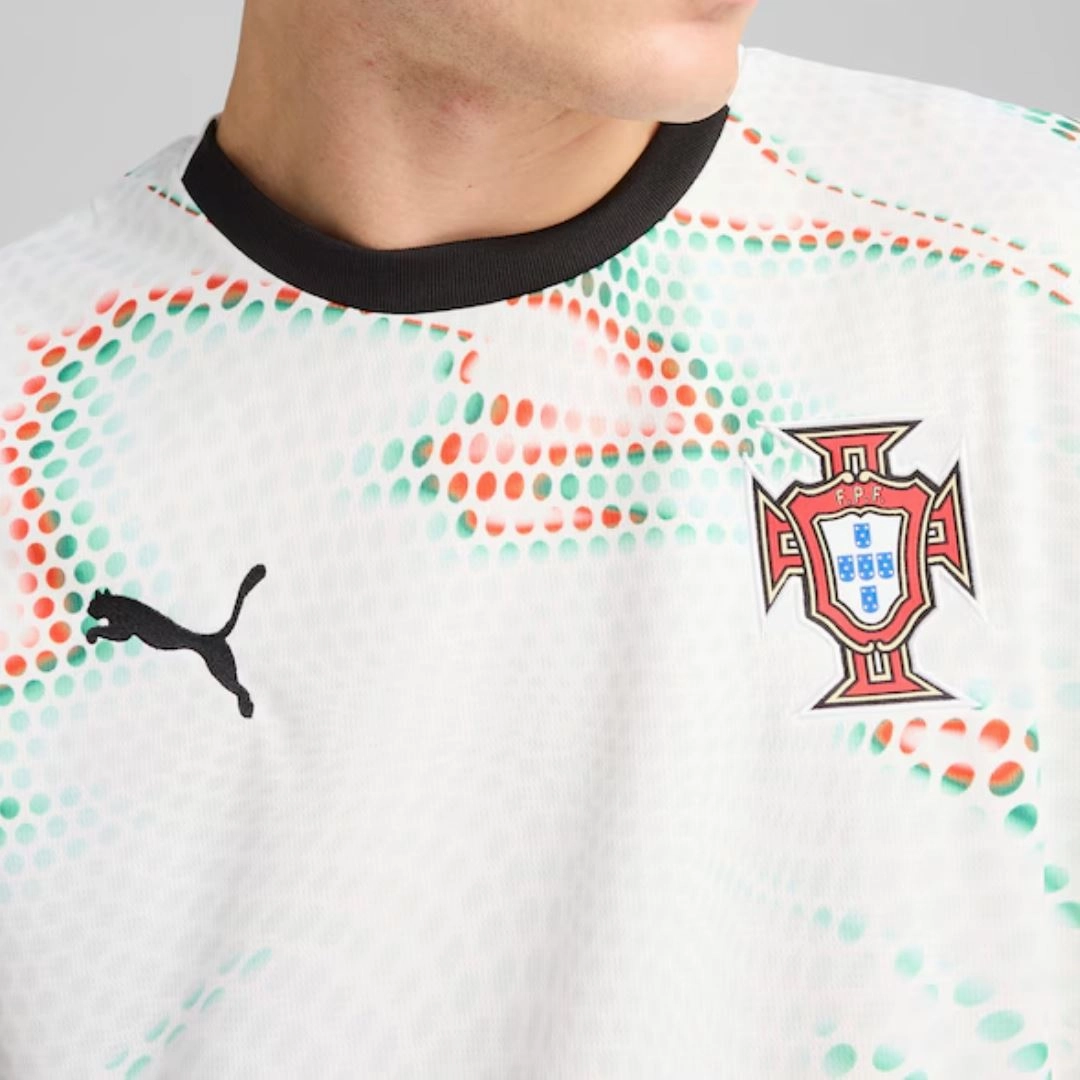 Body Mapping Technology Abrasion Resistant Finish Portugal Away Jersey 2025 Ronaldo 7