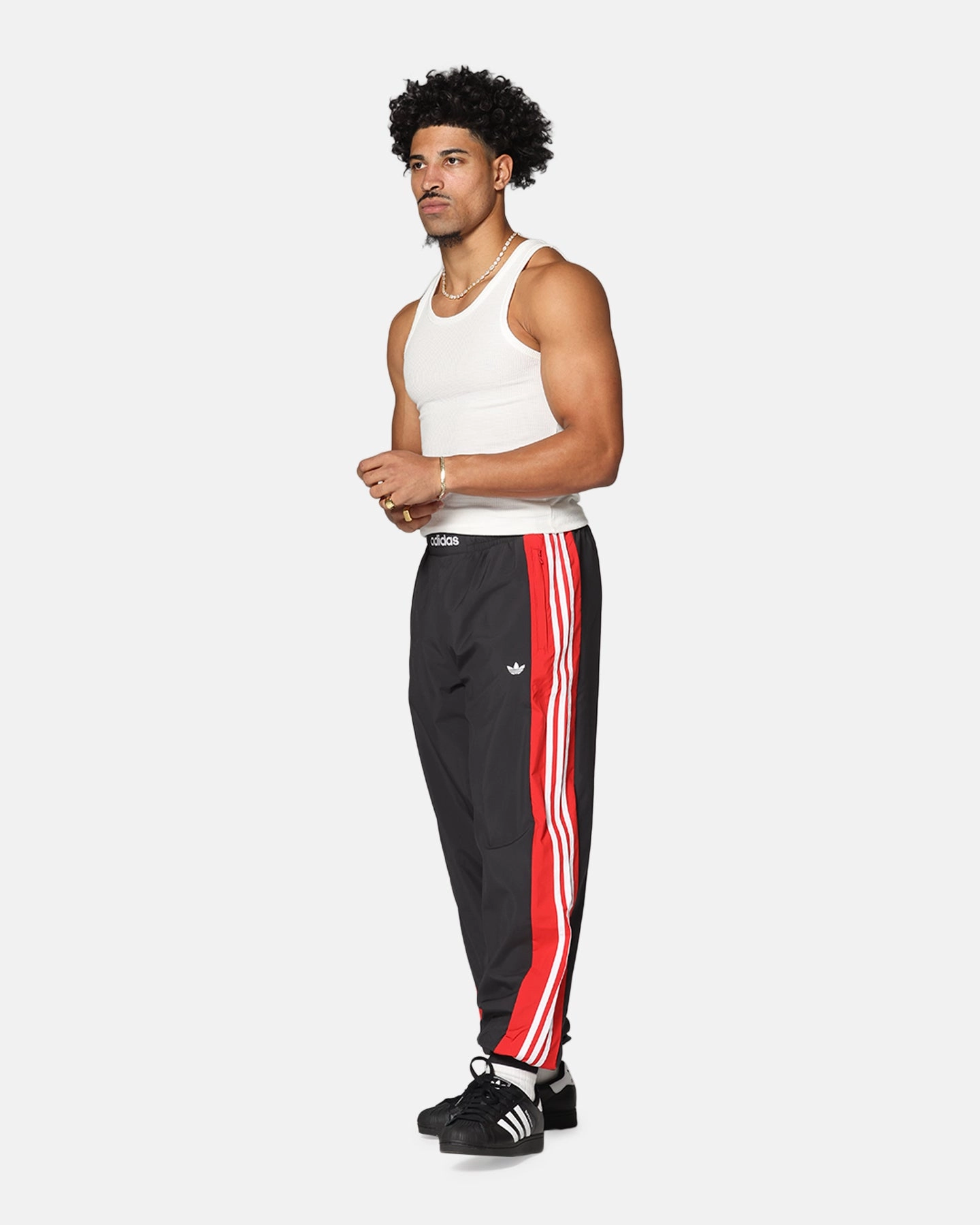 Adidas Originals Warm Up Track Pants Better Scarlet Odor Resistant Treatment Odor Control Fabric