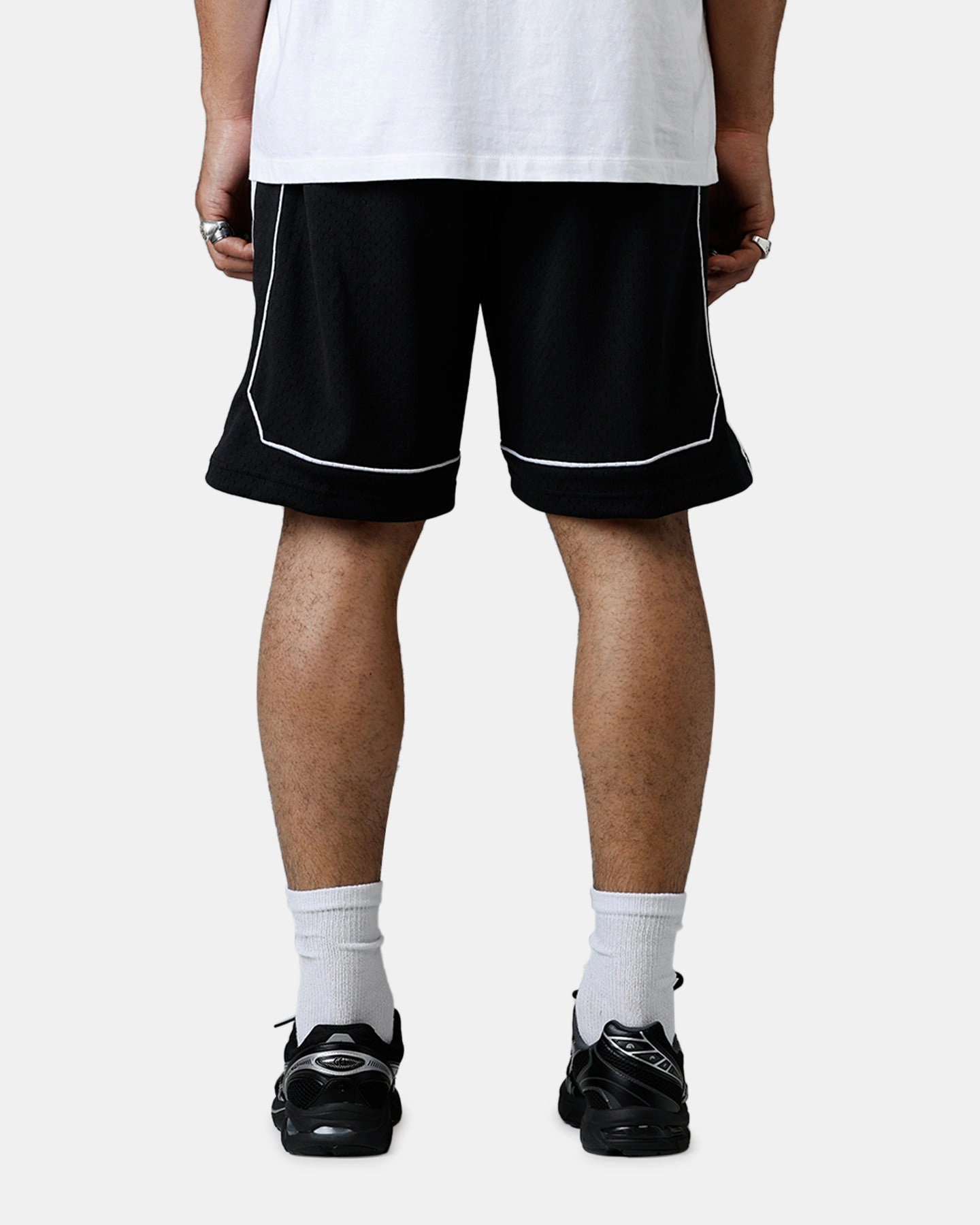 swim shorts Relaxed Movement Mitchell & Ness Miami Heat 2011 Swingman Shorts Black/White
