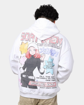 Goat Crew Demi Anime Hoodie White Sports use