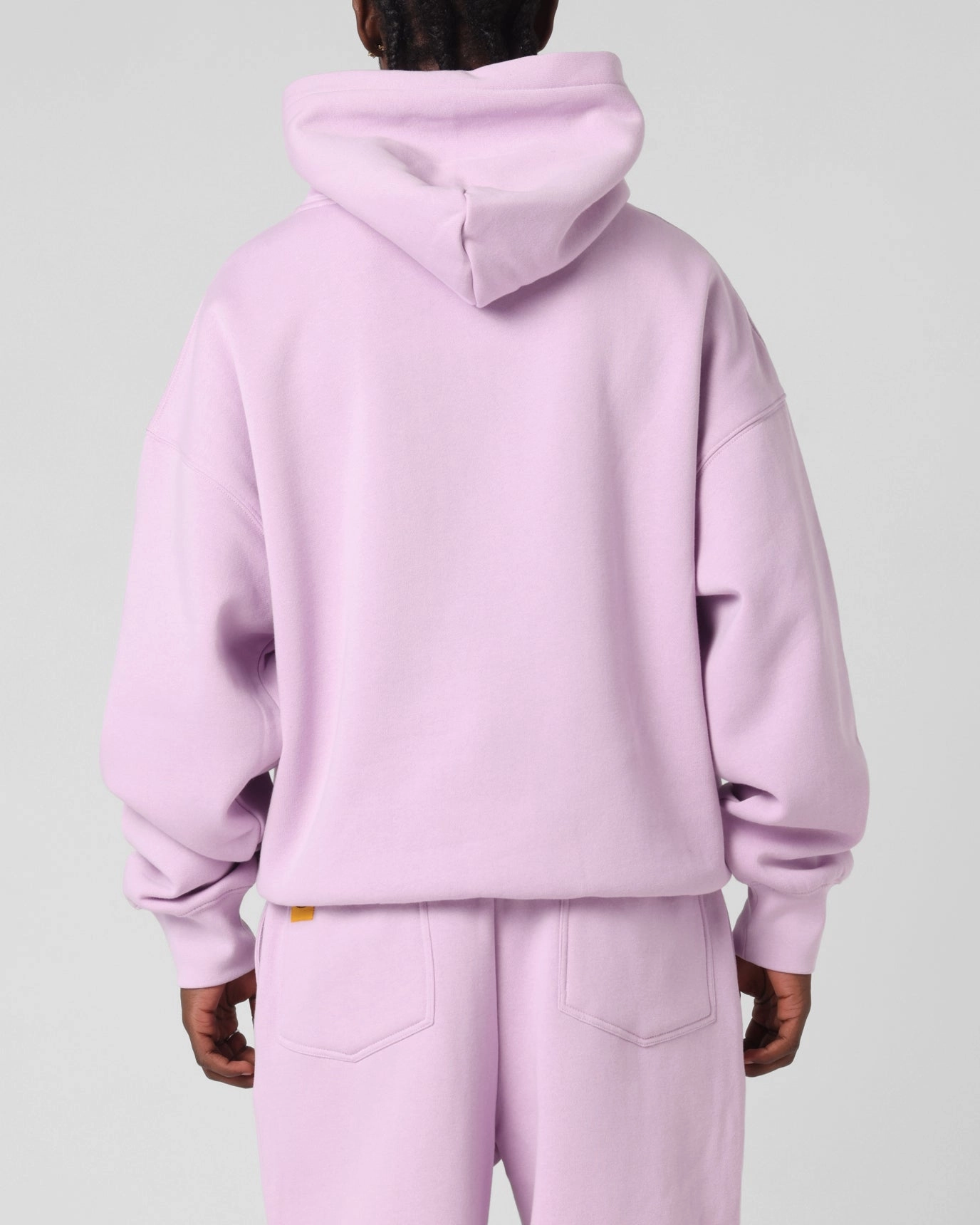 Sporty Style Sheep like Loiter Hybrid Premium Hoodie Lilac