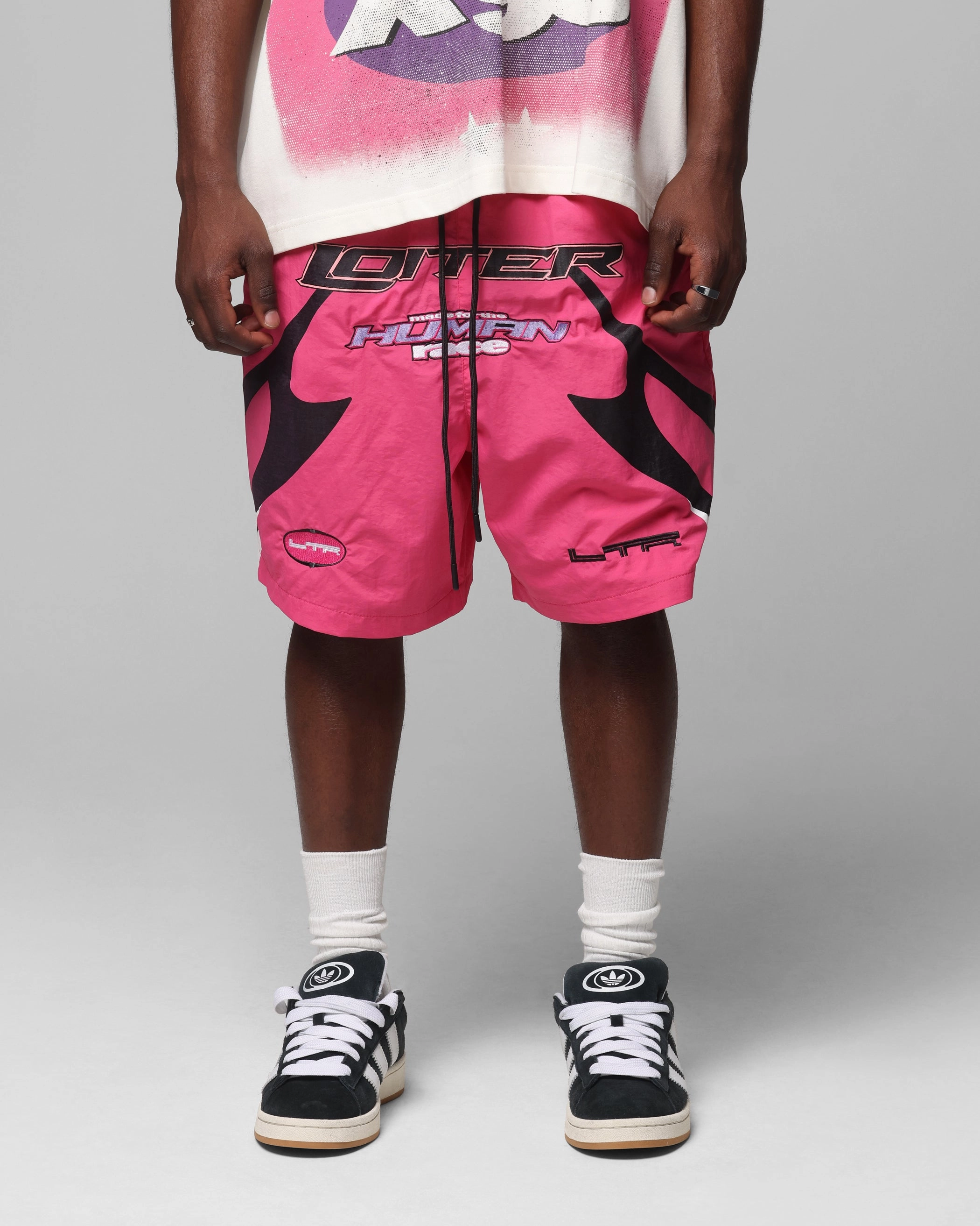 sophisticated appearance Loiter Motorway Walk Shorts Pink