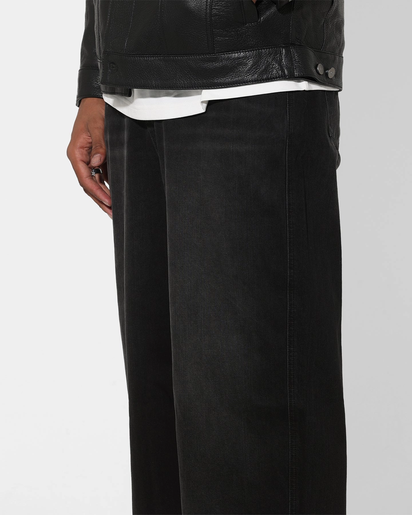 hypoallergenic Modern Edge Saint Morta Ultra Sonic Baggy Jeans Vintage Black