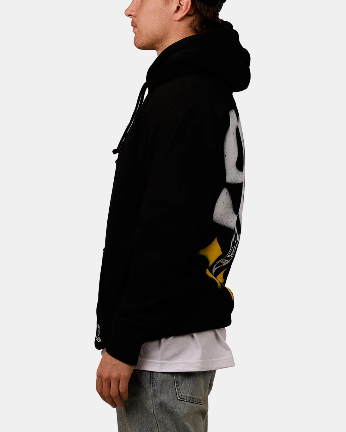 Non Chafing Edges Discover Mitchell & Ness X Los Angeles Galaxy X Culture Kings Spraypaint Hoodie Black