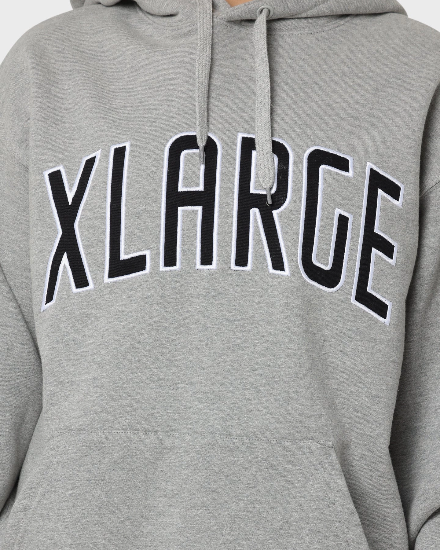 XLARGE Conference Hoodie Grey Marle warm material Passport