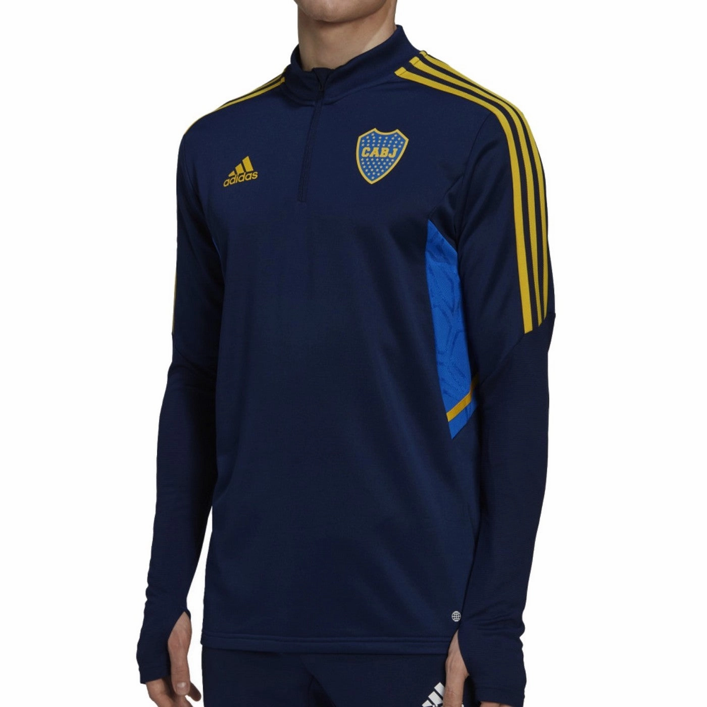 darts bar Boca Juniors training technical Soccer tracksuit 2022/23 navy - Adidas
