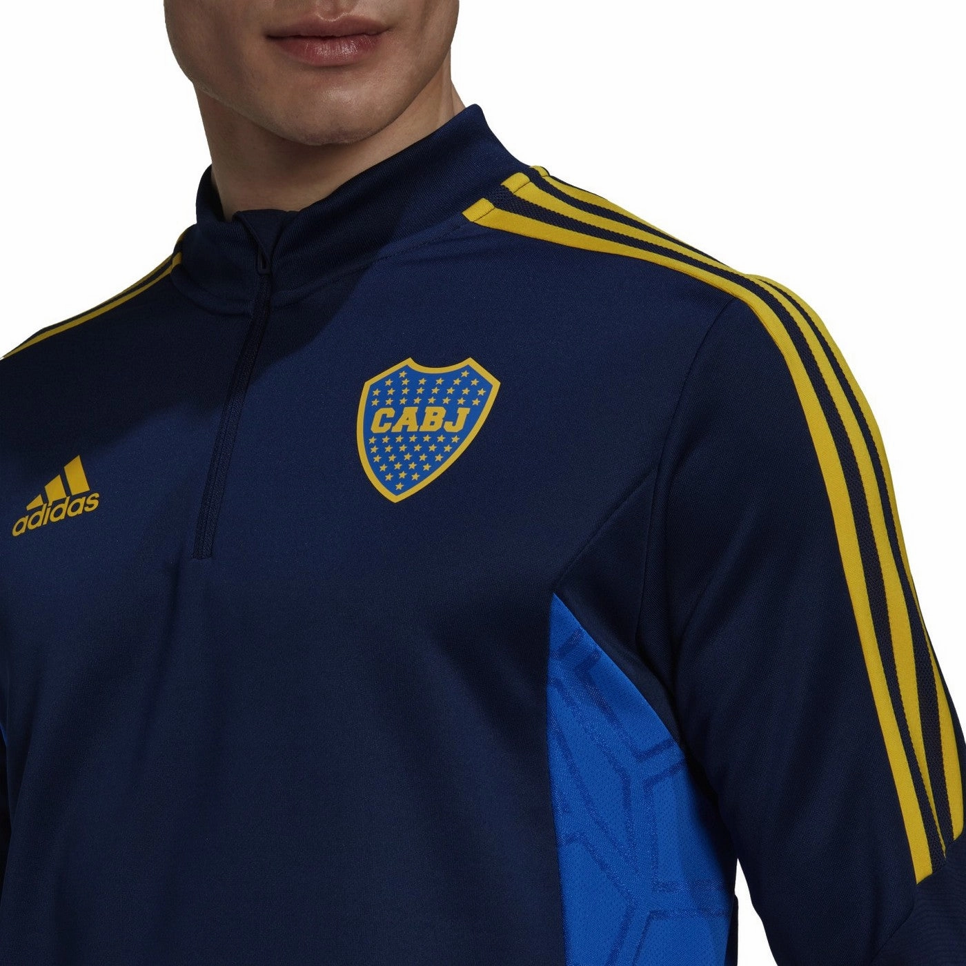 NonBinding Waist Boca Juniors training technical Soccer tracksuit 2022/23 navy - Adidas