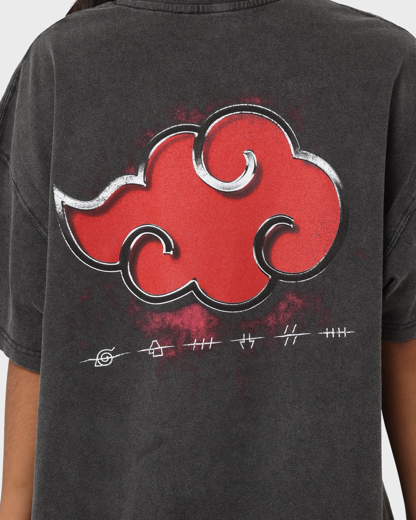 Goat Crew X Naruto Akatsuki Organic Heavyweight Vintage T-Shirt Vintage Black Trendy Piece Breathable Material