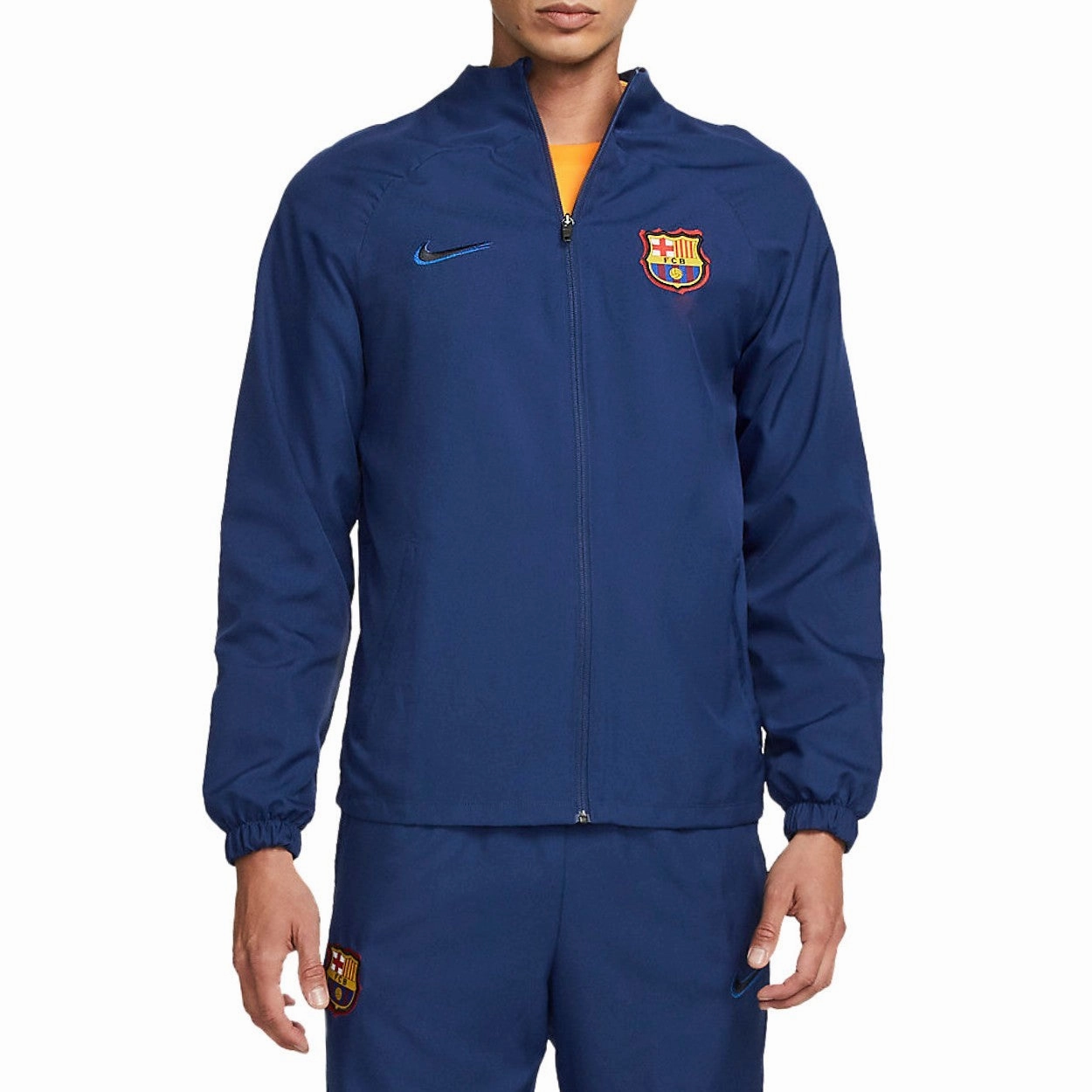 FC Barcelona training presentation Soccer tracksuit 2022 - Nike Smart Casual