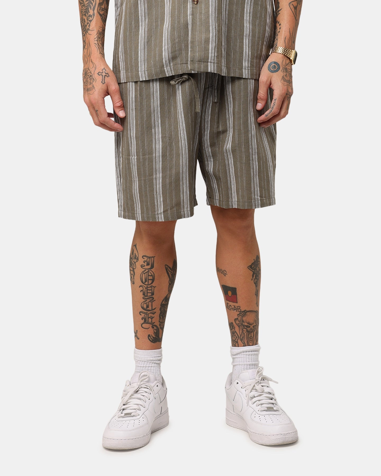 XXIII Condesa Linen Shorts Olive Easy Wear