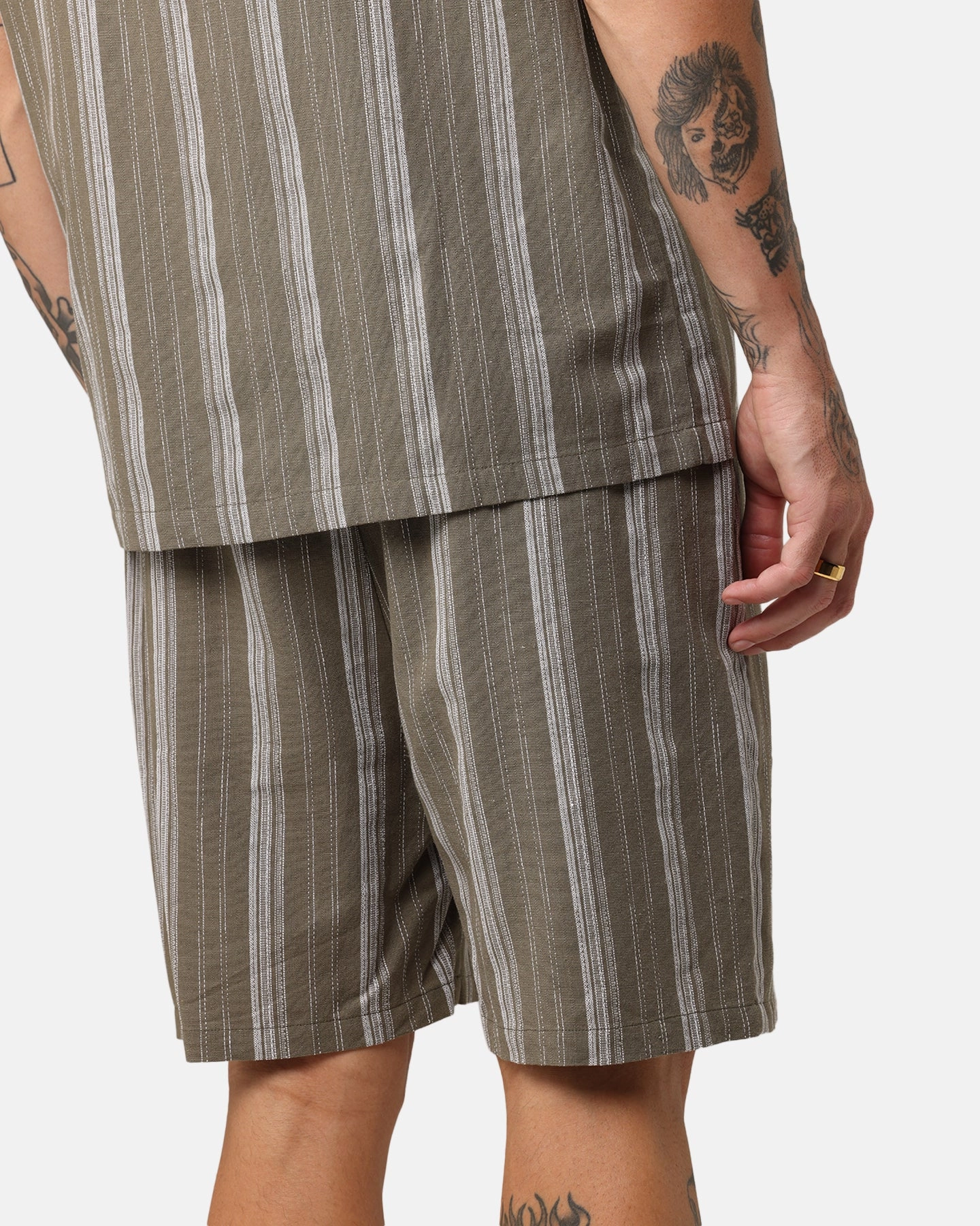 XXIII Condesa Linen Shorts Olive windproof Wrinkle-Resistant