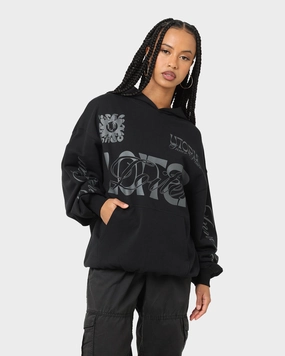 self - treat Loiter Inner Peace Hoodie Black