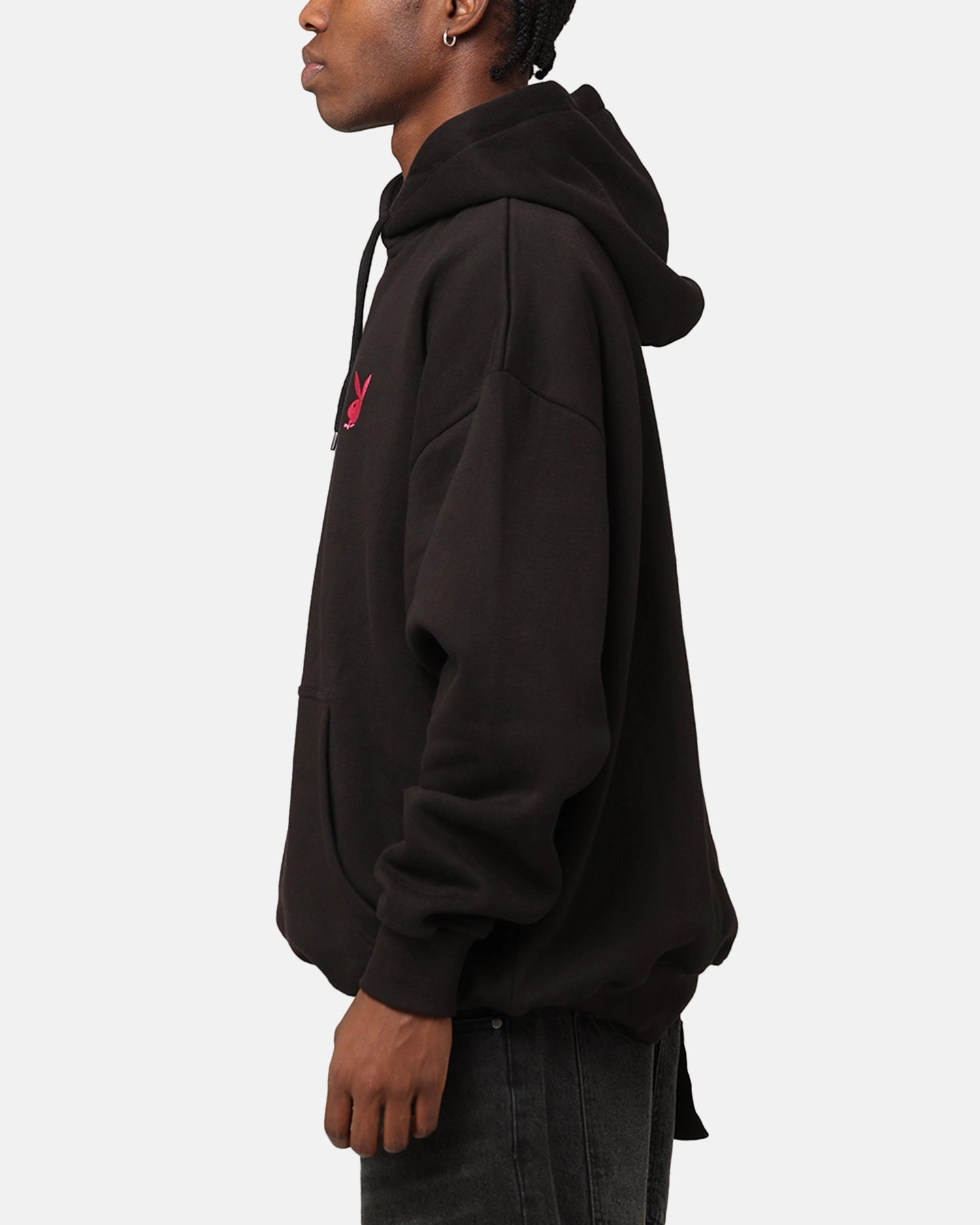 Tie Playboy Bunny Basics Oversized Hoodie Black