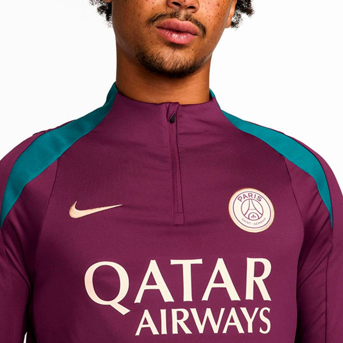 PSG dark red training technical soccer tracksuit 2024/25 - Nike clearance venue