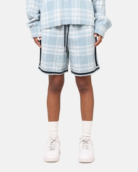 Temperature Regulating Tech Airflow channels XXIII Plaid Ball Shorts Blue