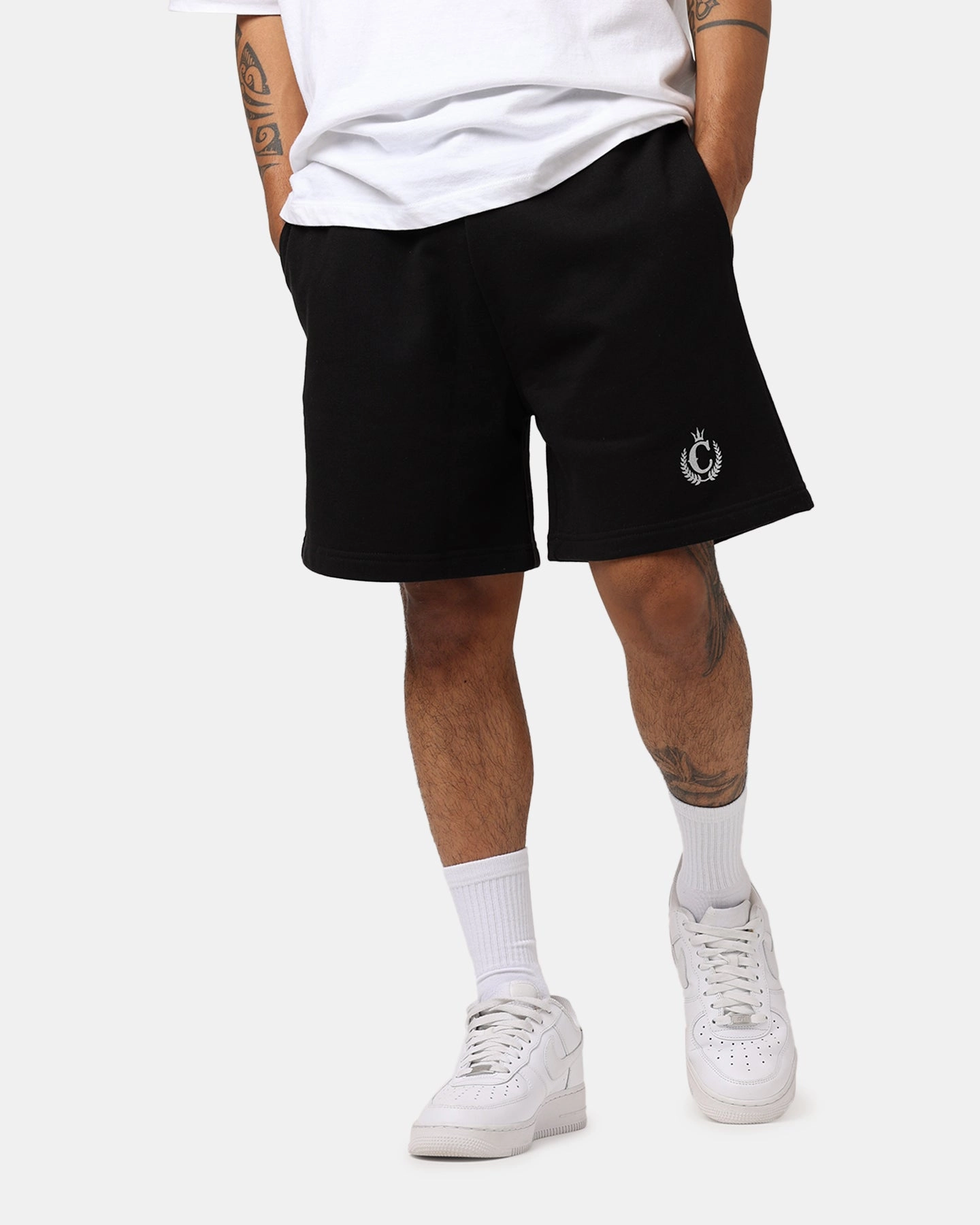 One-of-a-kind Culture Kings CK Sweat Shorts Black