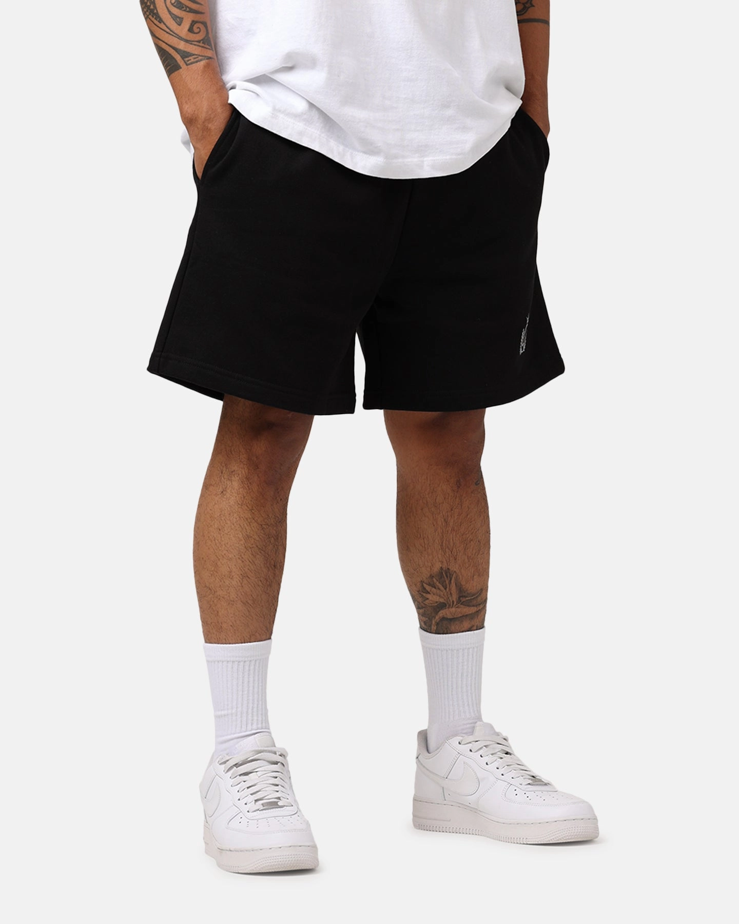 Quick Dry Material Wrinkle-Resistant Culture Kings CK Sweat Shorts Black