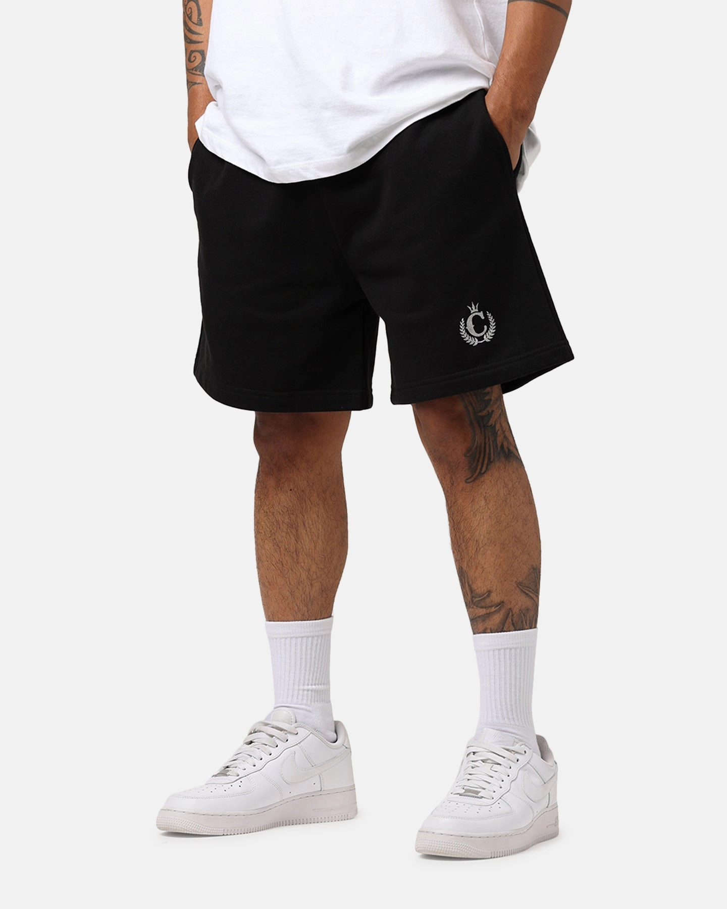 Culture Kings CK Sweat Shorts Black jewelry Flame Retardant Coating