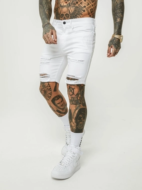 sunglasses Saint Morta Thrashed Shorts White