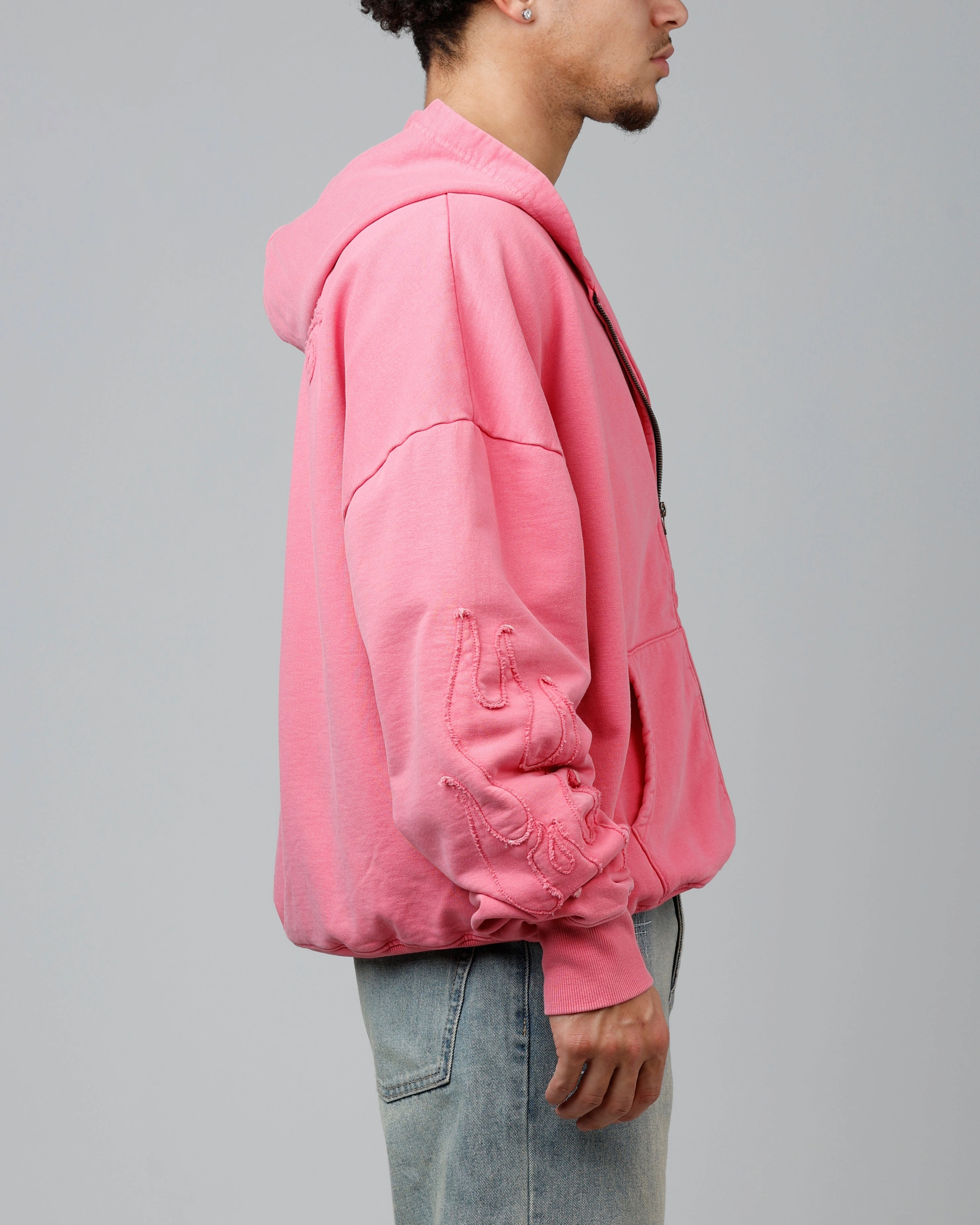 All Purpose Outerwear Loiter Inferno Hoodie Pink
