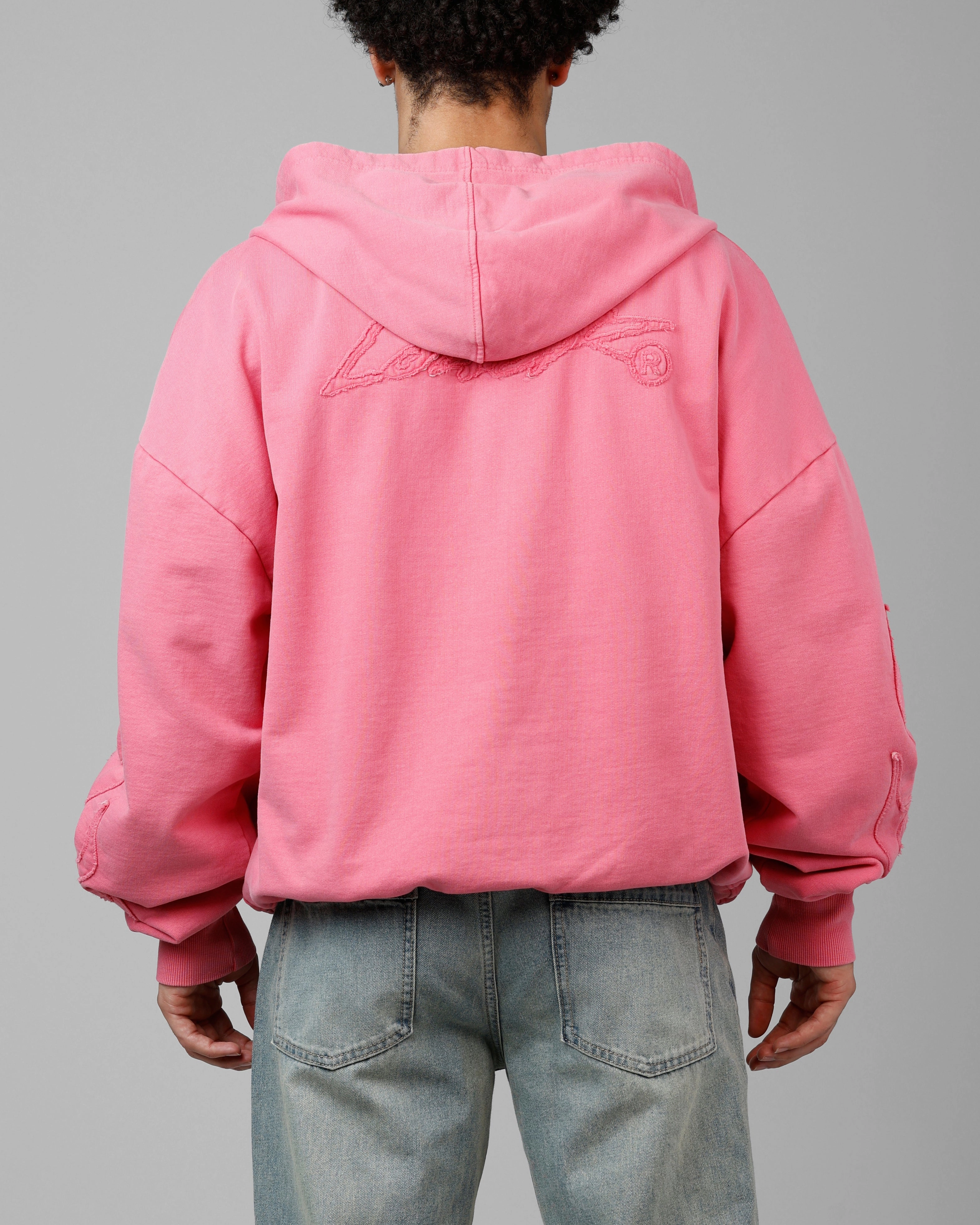Loiter Inferno Hoodie Pink Office