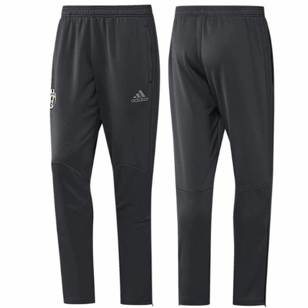 Juventus Grey Presentation Soccer pants 2016/17 - Adidas Anti Odor Technology Breathable Mesh Insert