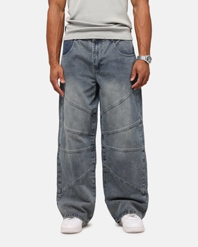 Laser Cut Edges Comfort Style Saint Morta Amplus Armoury Jeans Dirty Denim